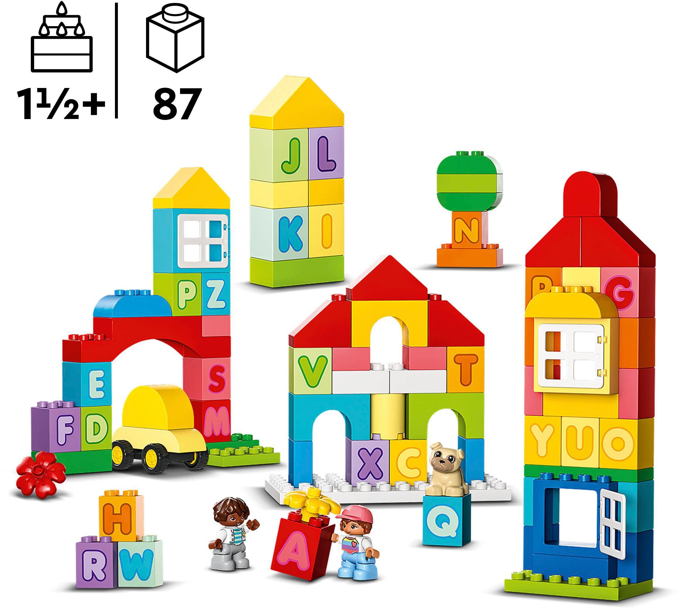 LEGO® Konstruktionsspielsteine »ABC-Stadt (10935), LEGO® DUPLO Classic«, (87 St.), Seltenes Set; Made in Europe