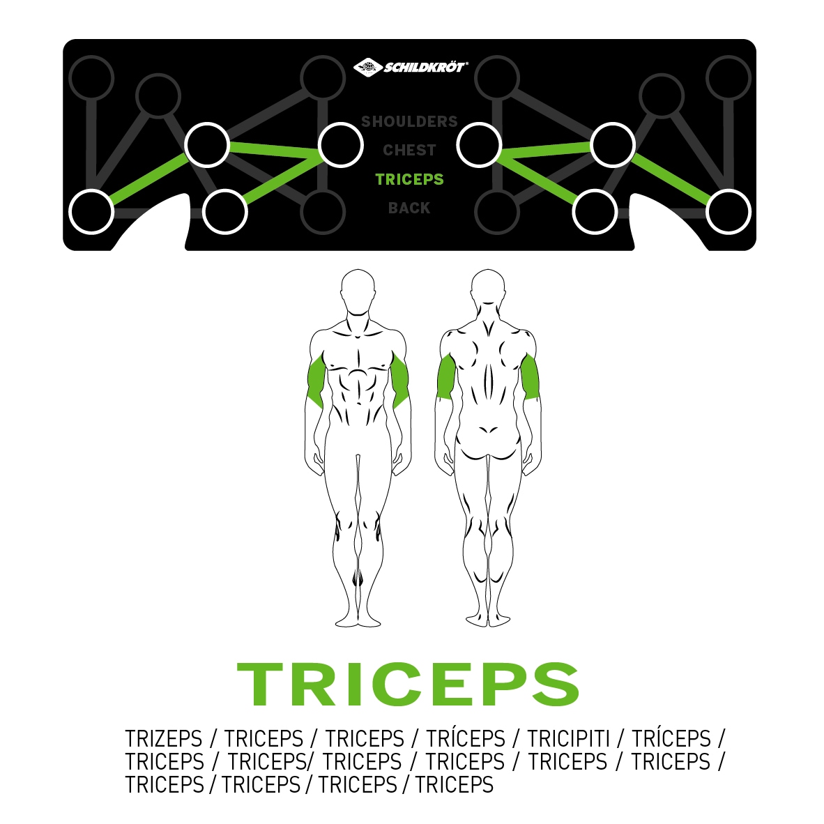 Schildkröt Kraftstation »Push Up Multitrainer« Set, 3 Stk. tlg.