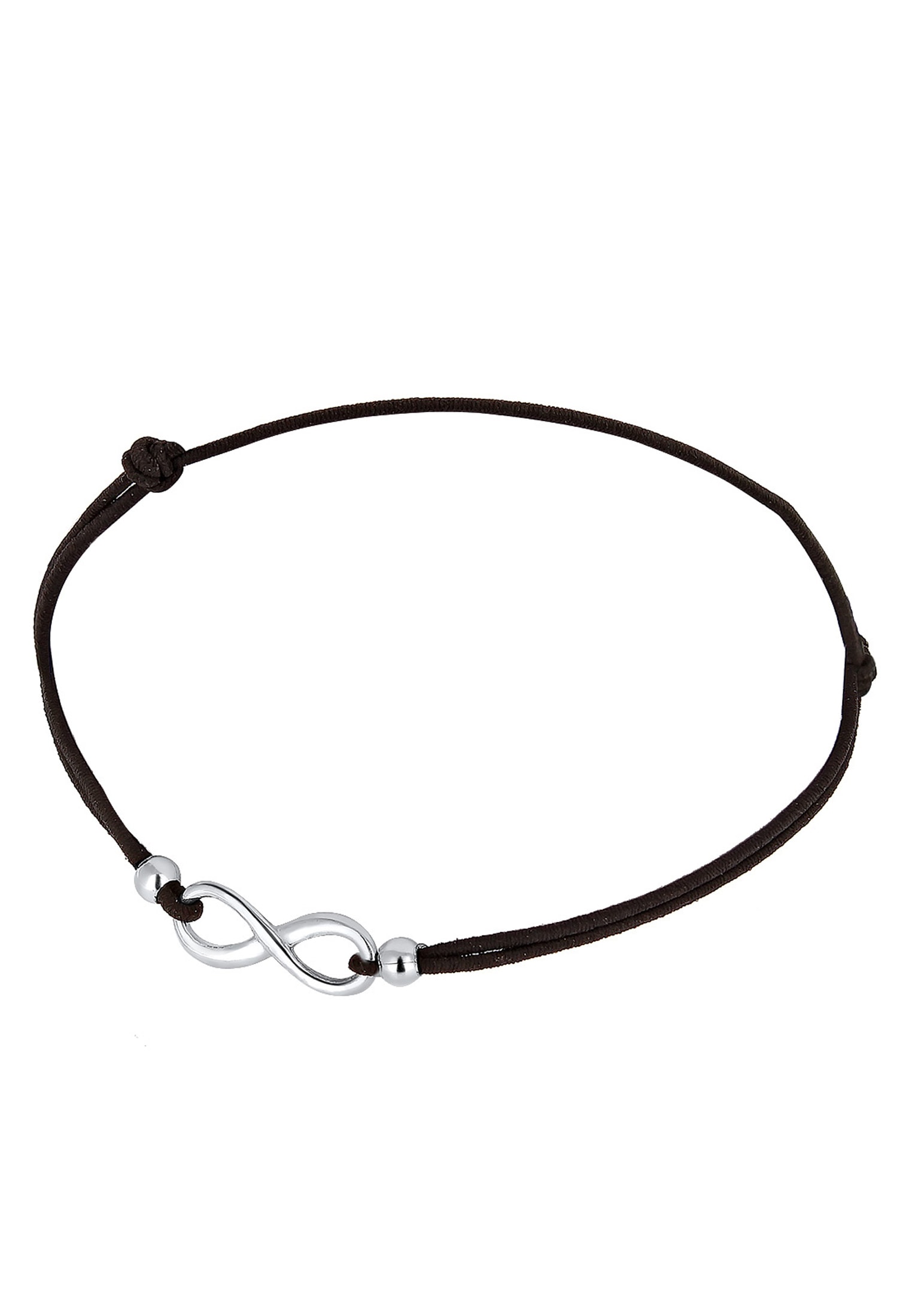 Elli Armkette »Armband Infinity Liebe Trend Symbol Elastisch 925 Silber«