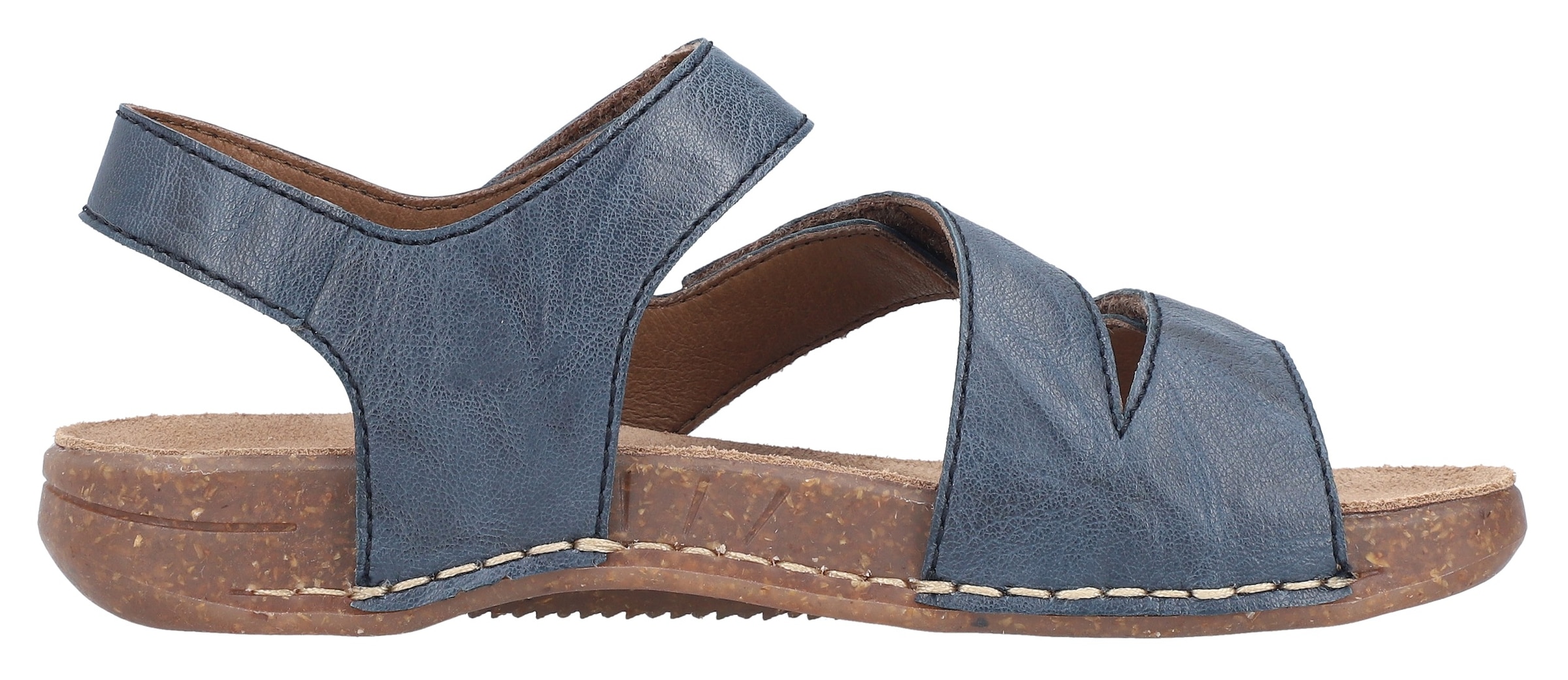 Rieker Sandale, Sommerschuh, Sandalette mit praktischen Klettverschlüssen
