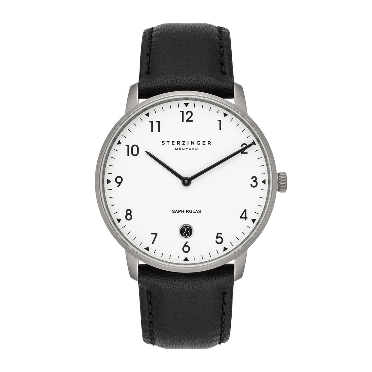 Sterzinger Quarzuhr »SM009«, (1 tlg.), Armband aus Echtleder, Made in Italy