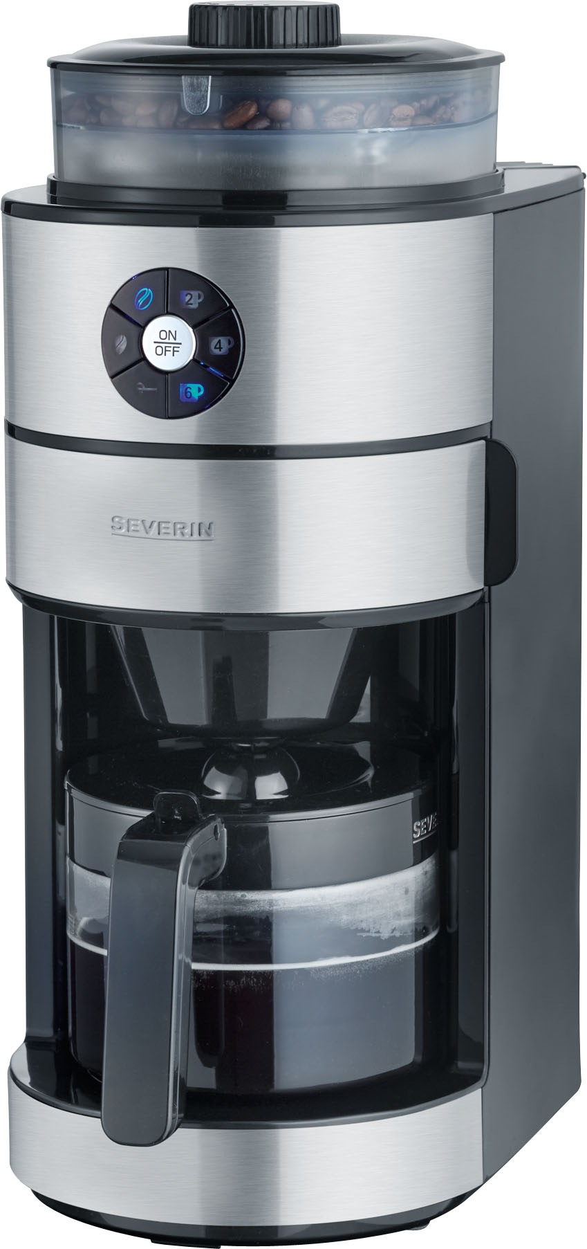 Kaffeemaschine mit Mahlwerk KA 4811, Permanentfilter 1x2