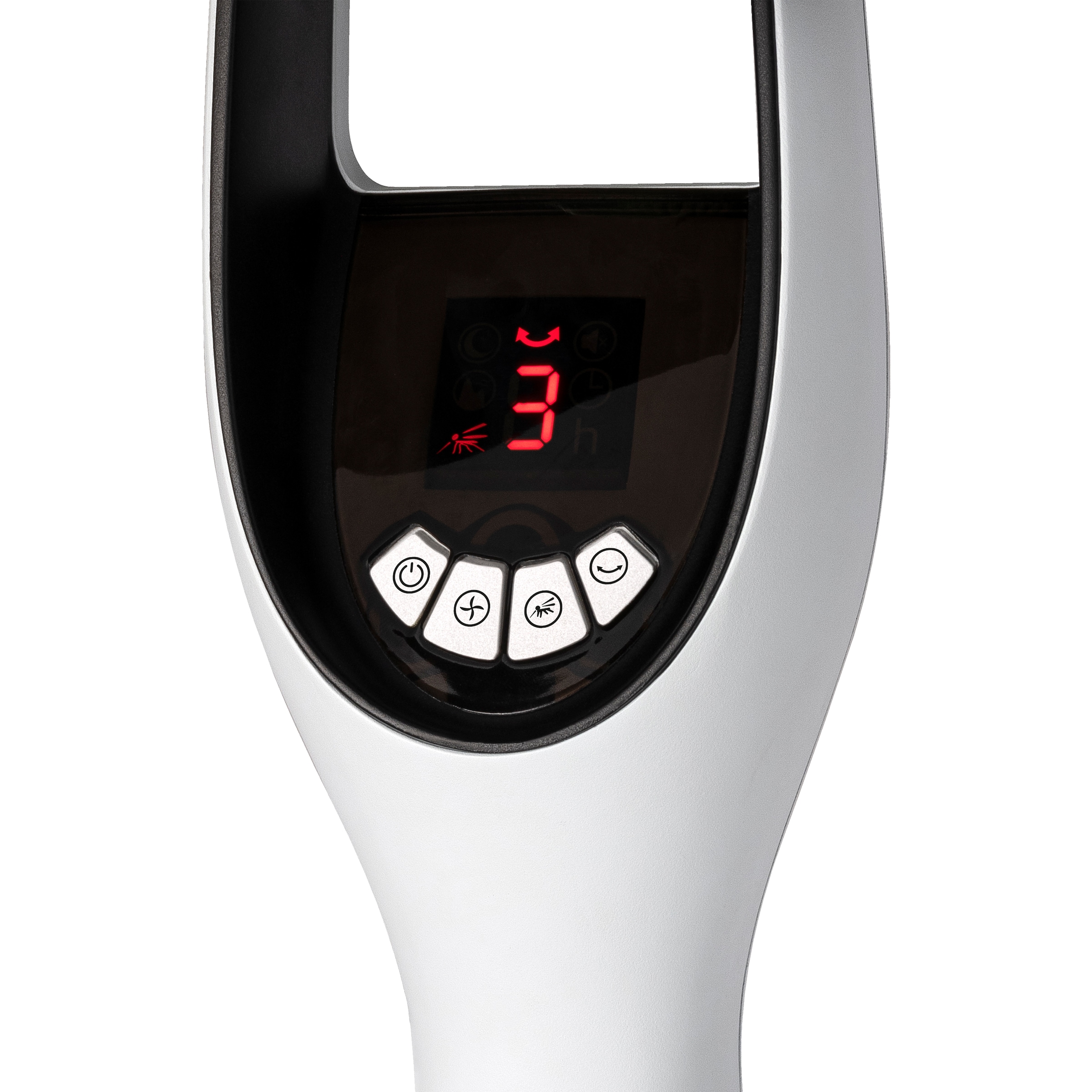 be cool Standventilator »Stand- und Tischventilator 40cm mit Mückenabwehr BC40STMOSQ weiß«, flexibel einsetzbar, Display