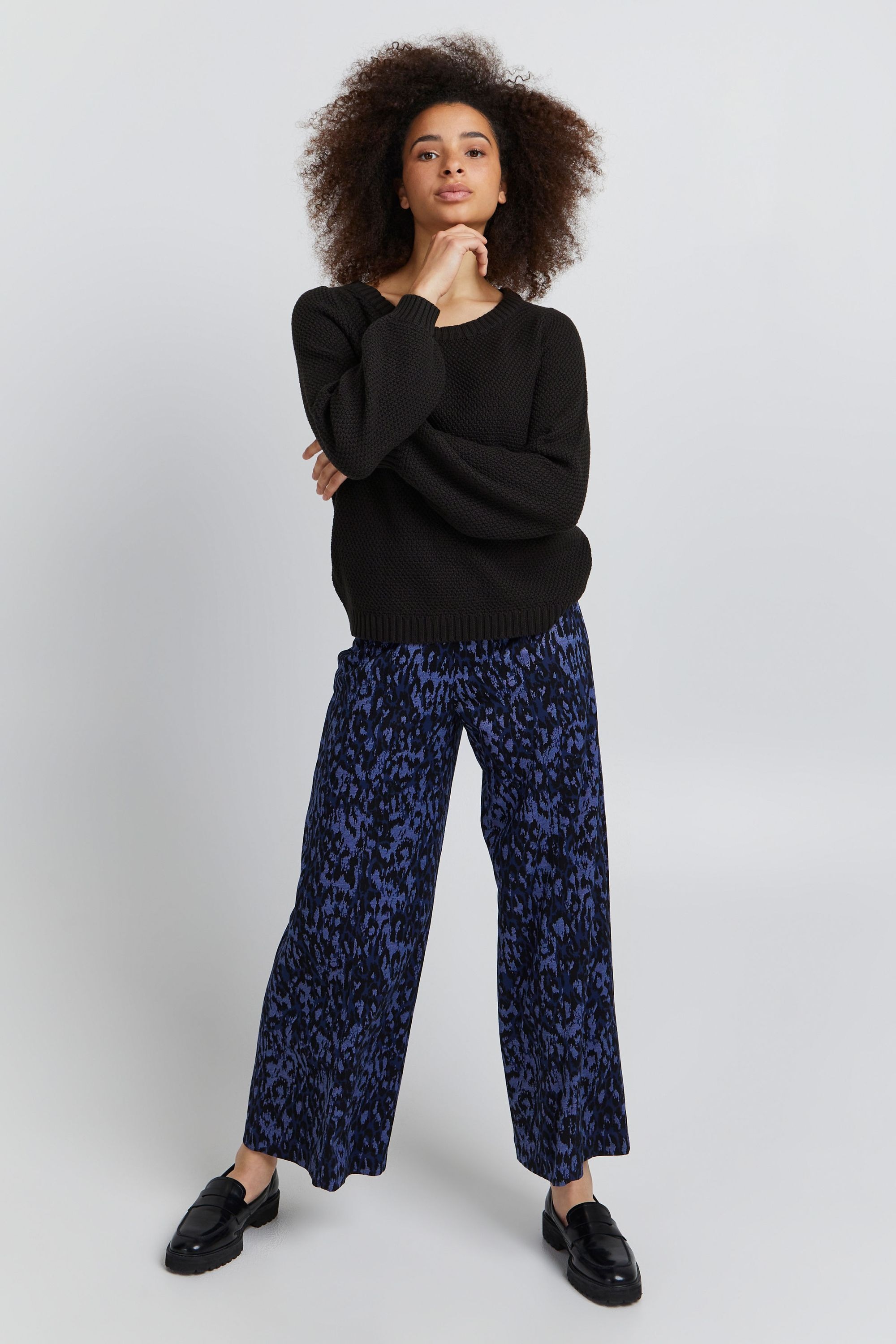 Ichi Strickfleece-Pullover »Strickpullover IHNoelle«