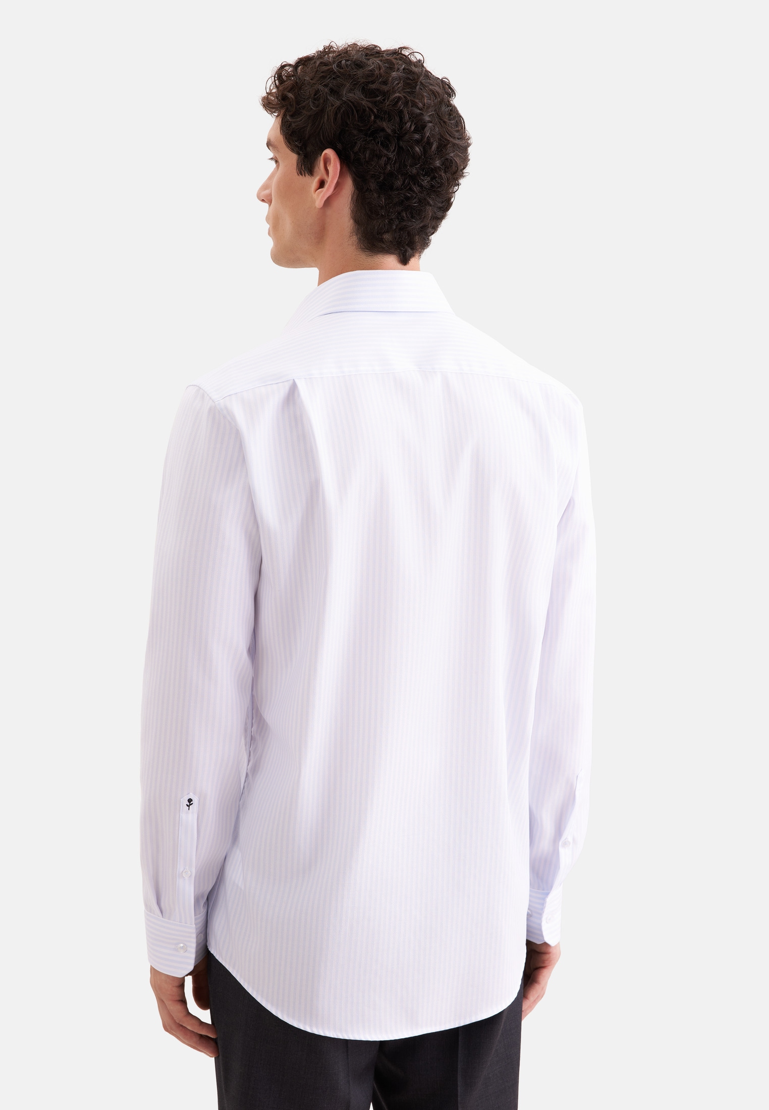 seidensticker Businesshemd »Schwarze Rose« Regular 1/1 Kentkragen Gestreift