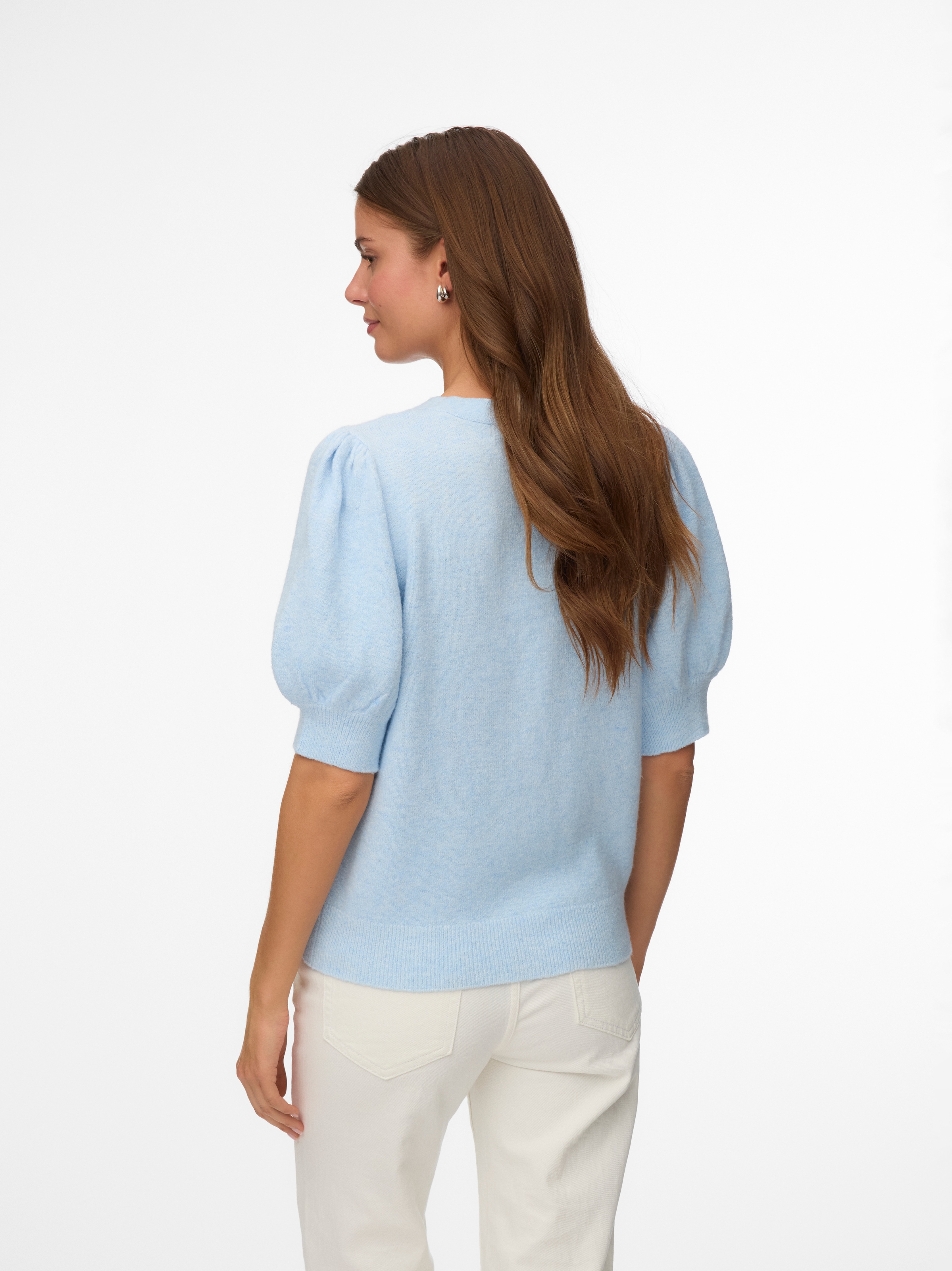 Vero Moda Strickjacke »VMDOFFY 2/4 V-NECK CARDIGAN NOOS« Materialmix