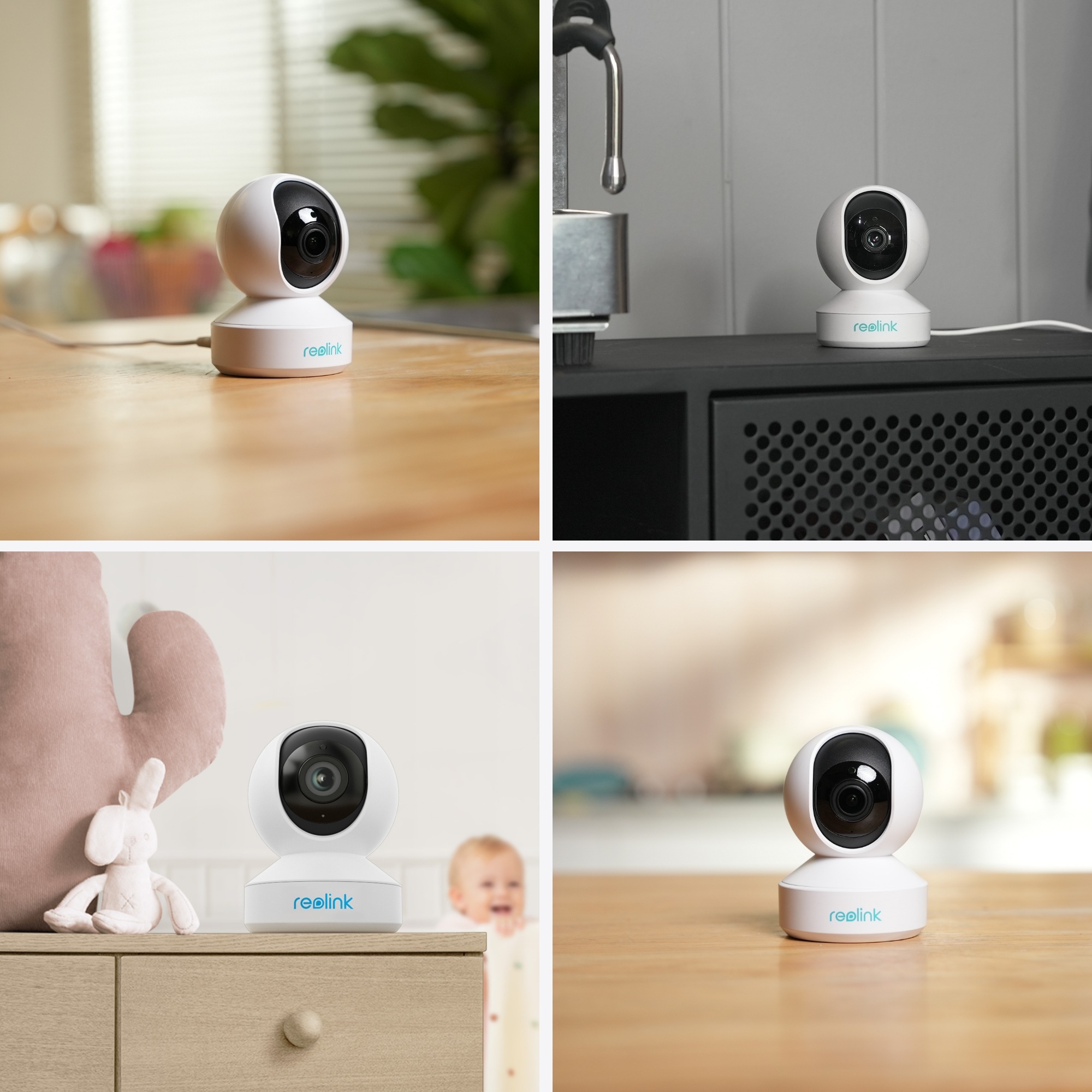 Reolink Überwachungskamera »E Series E340«, Innenbereich, Pan&Tilt, Dualband-WiFi, 5MP