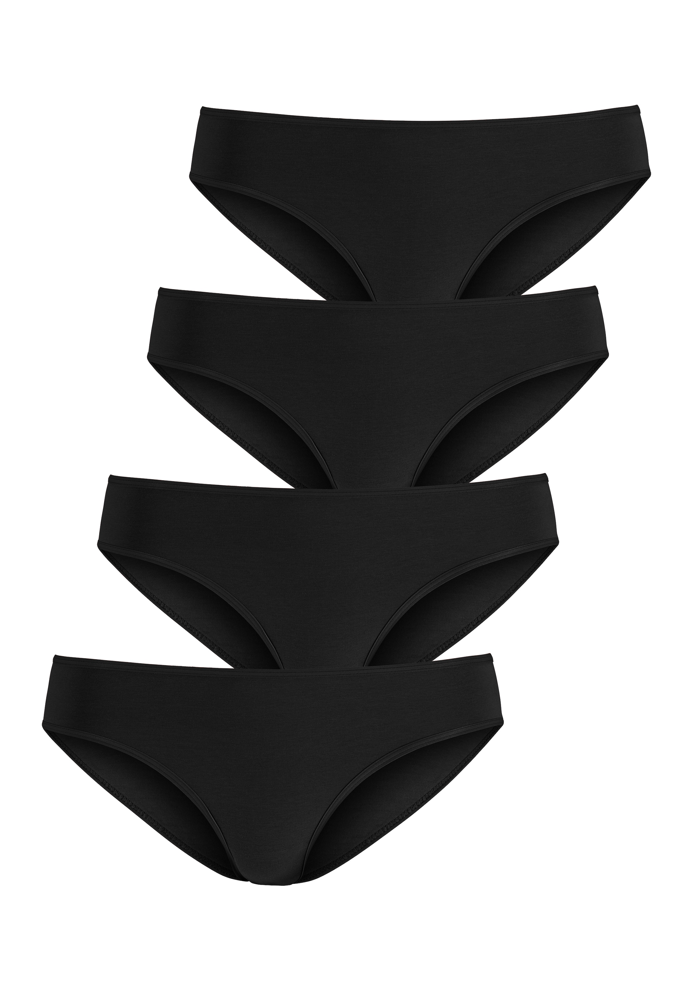 LASCANA Jazz-Pants Slips, (Packung, 4 St.), aus elastischer Baumwolle  bestellen bei OTTO