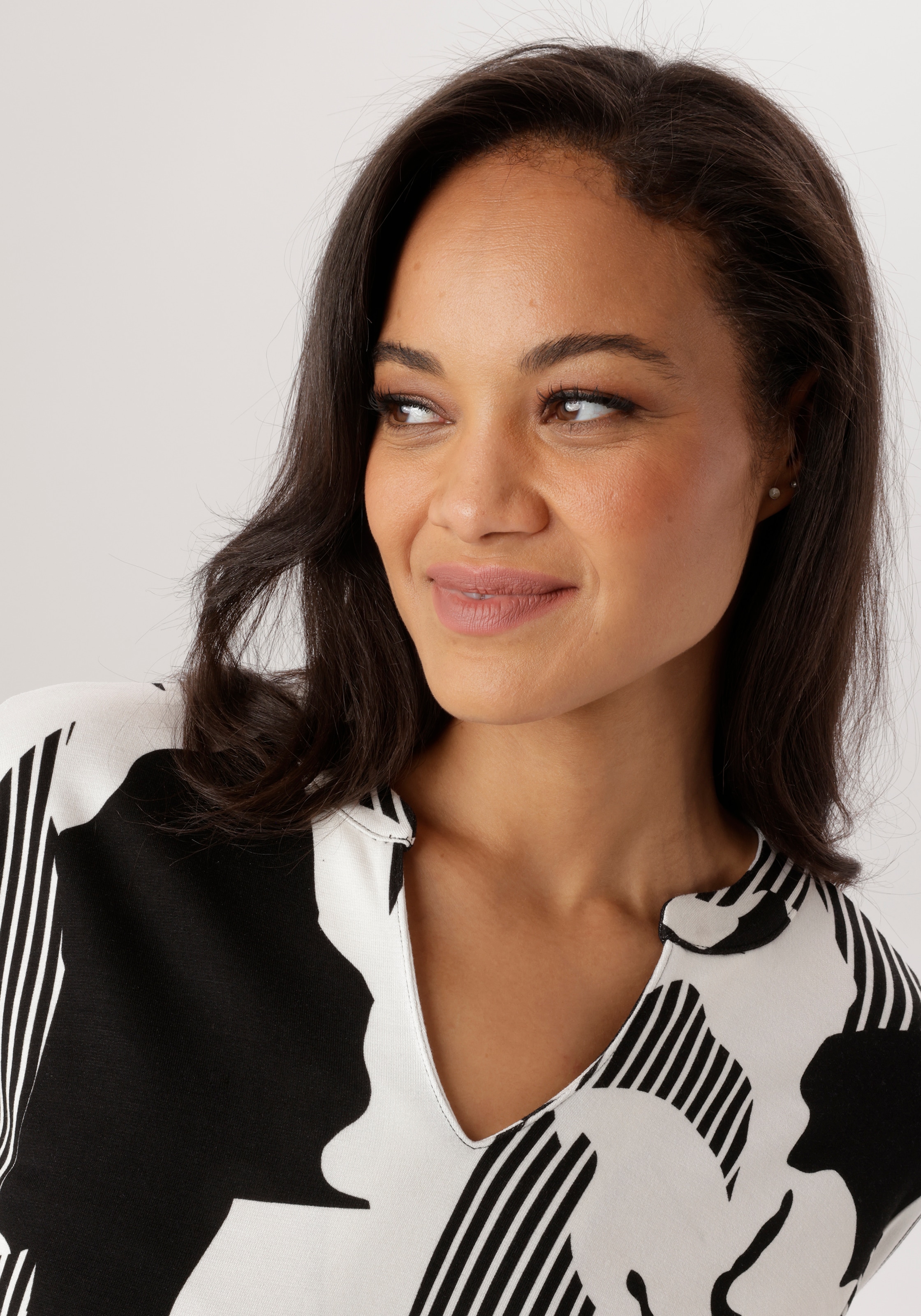 Aniston PLUS Jerseykleid elastisches Jersey-Kleid - NEUE KOLLEKTION