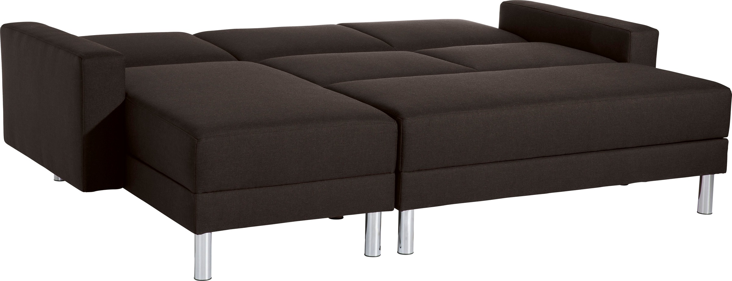 Max Winzer® Schlafsofa »Just Fresh modernes kubisches Sofa, Rückenverstellung für Sitzkomfort«, Recamiere links oder rechts montierbar, elegante Metallfüße