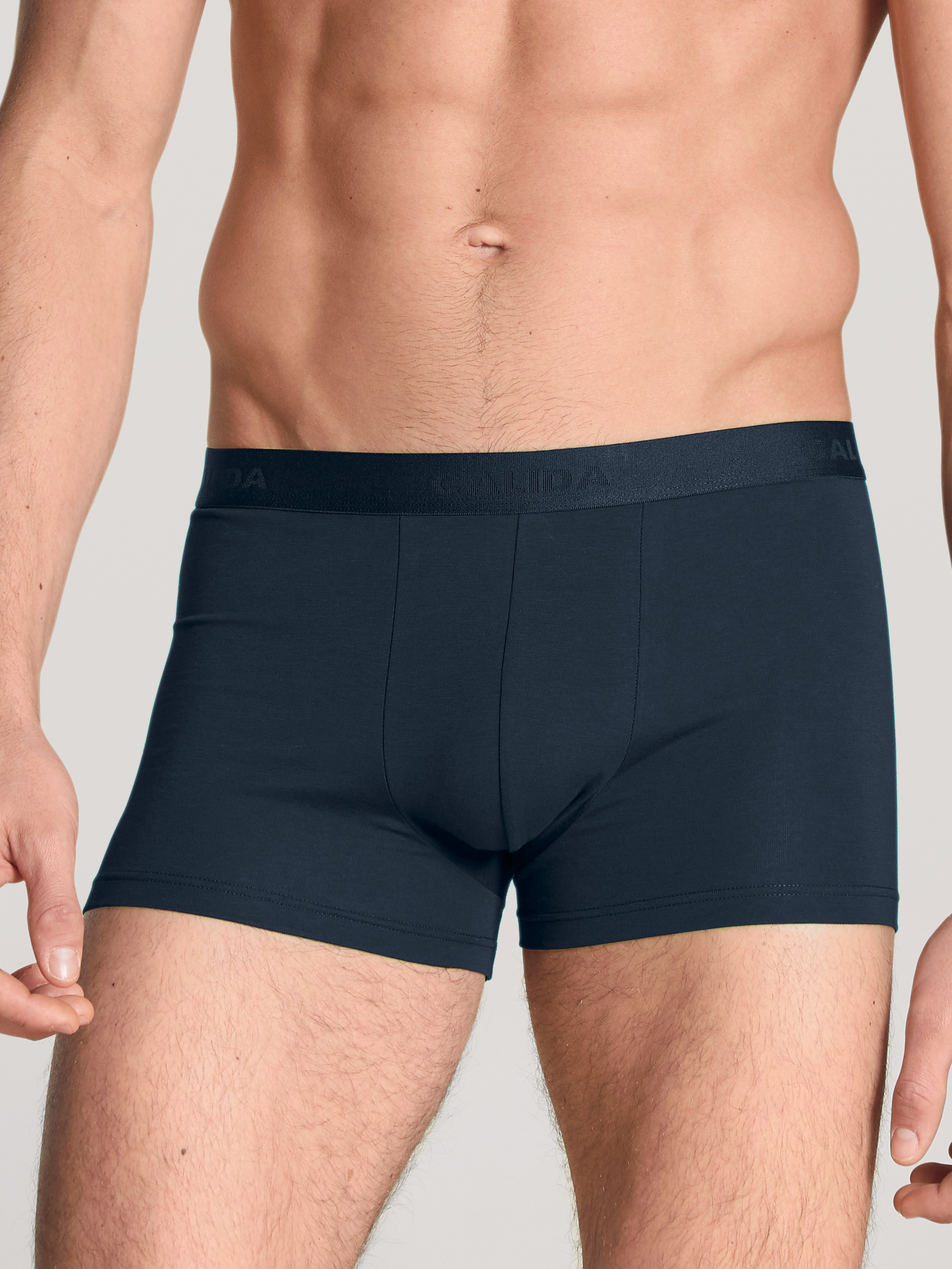 CALIDA Boxershorts »Natural Benefit«, (3er Pack), mit formstabiler Single Jersey-Qualität