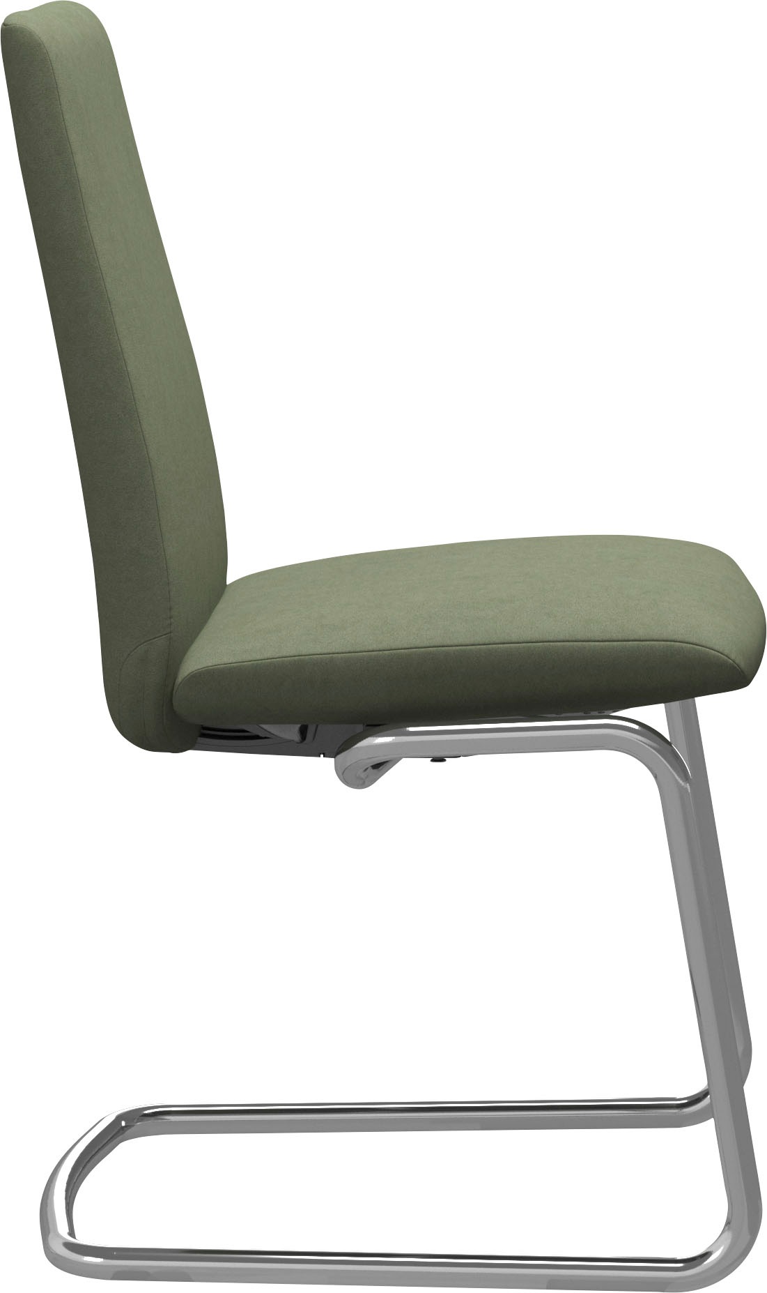 Stressless® Polsterstuhl »Laurel«, Microfaser DINAMICA, Low Back, Größe M, mit Beinen aus Stahl in Chrom glänzend