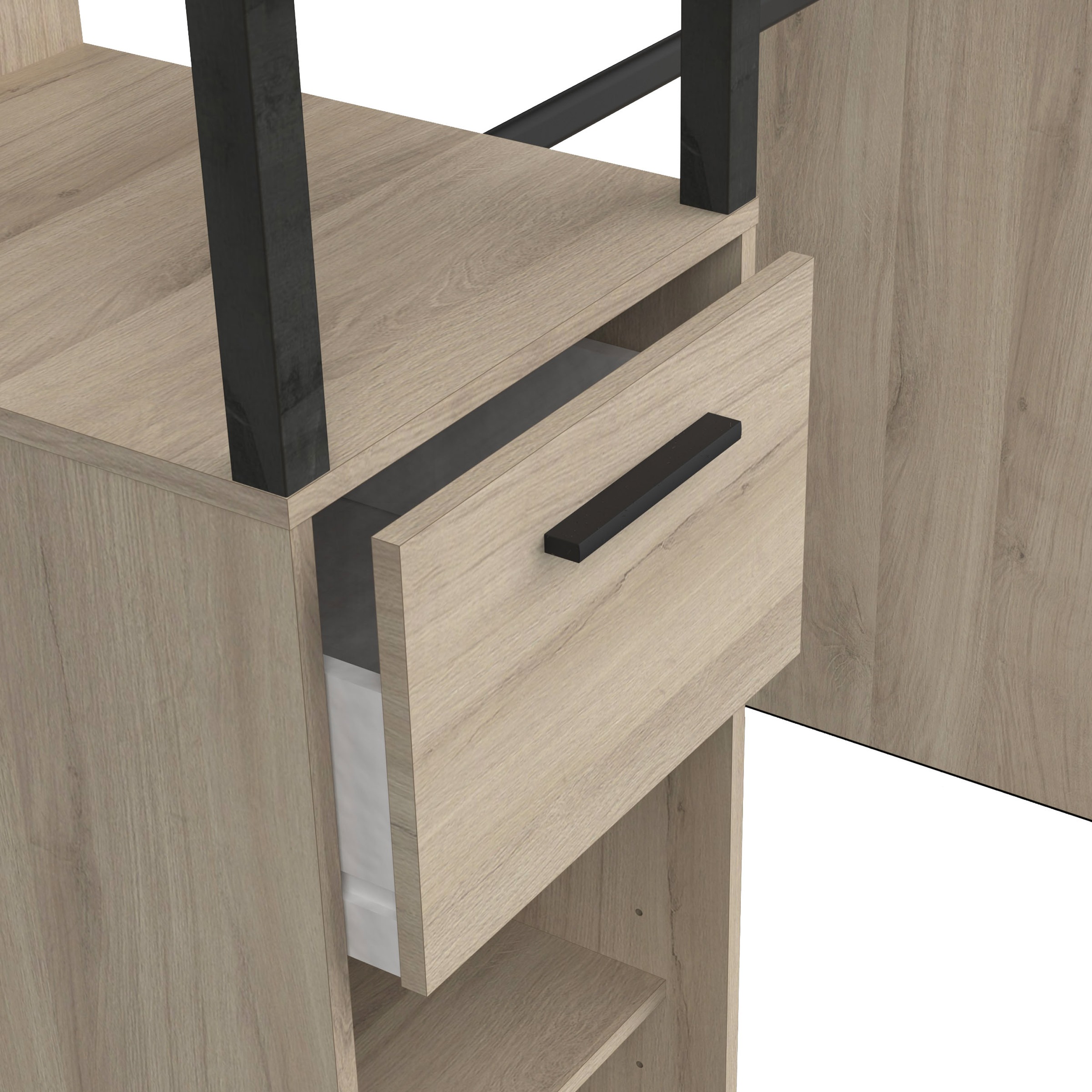 Demeyere GROUP Vorhang-Schrank »Gary«, (B/H/T ca. 160/200/50cm), platzsparendes Design