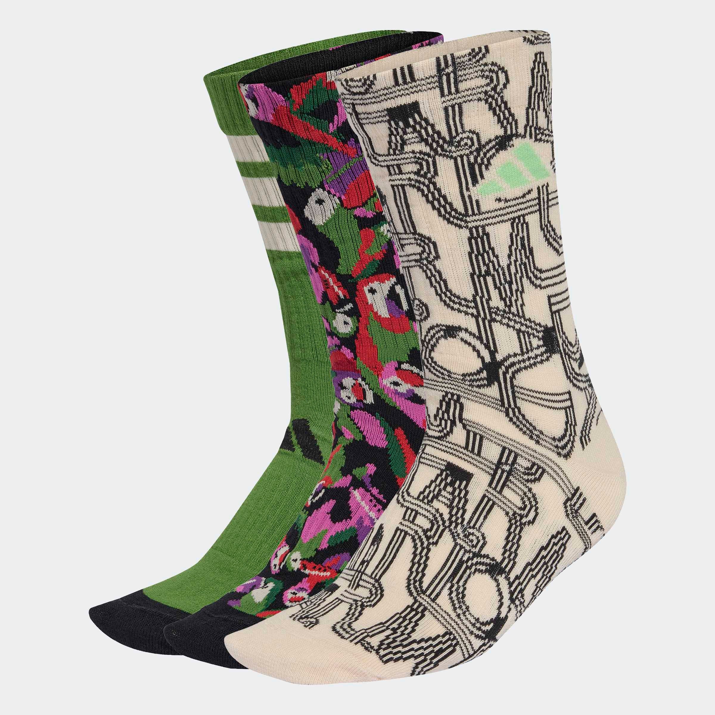 adidas Performance Funktionssocken »W FARM 3PP« für Erwachsene, urbanes Basketballplatz-Design