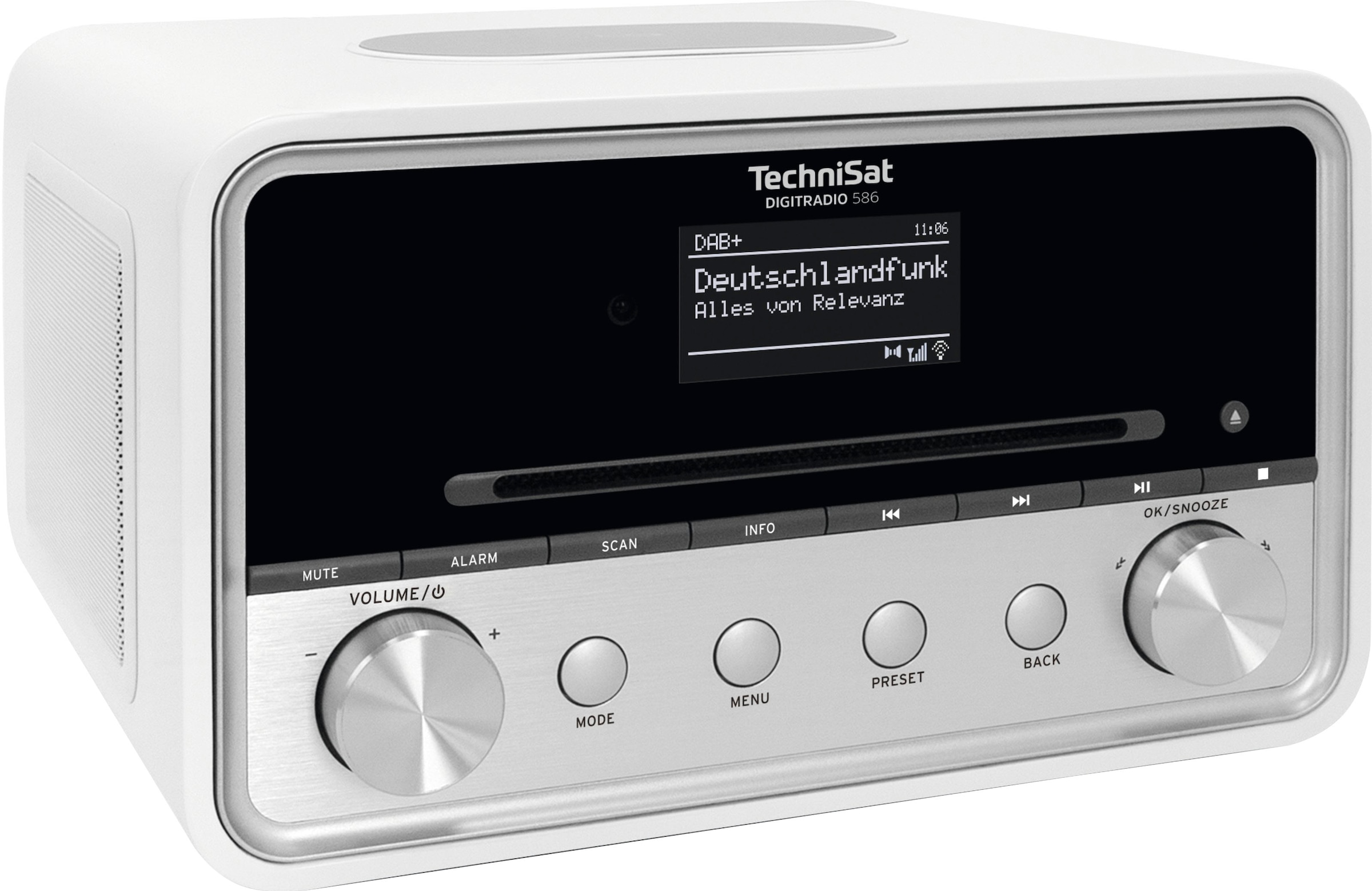 TechniSat Radio »DIGITRADIO 586«, (Bluetooth-A2DP Bluetooth-AVRCP Bluetooth-WLAN Digitalradio (DAB+)-Internetradio-UKW mit RDS 20 W)