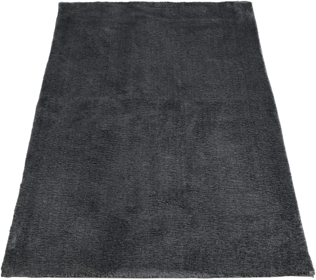 Carpet City Badematte »PURE500, Badteppich uni« Höhe 16 mm rutschhemmend beschichtet schnell trocknend Teppich Badezimmer, Badvorleger, Anti-Rutsch, Waschbar, Duschmatte
