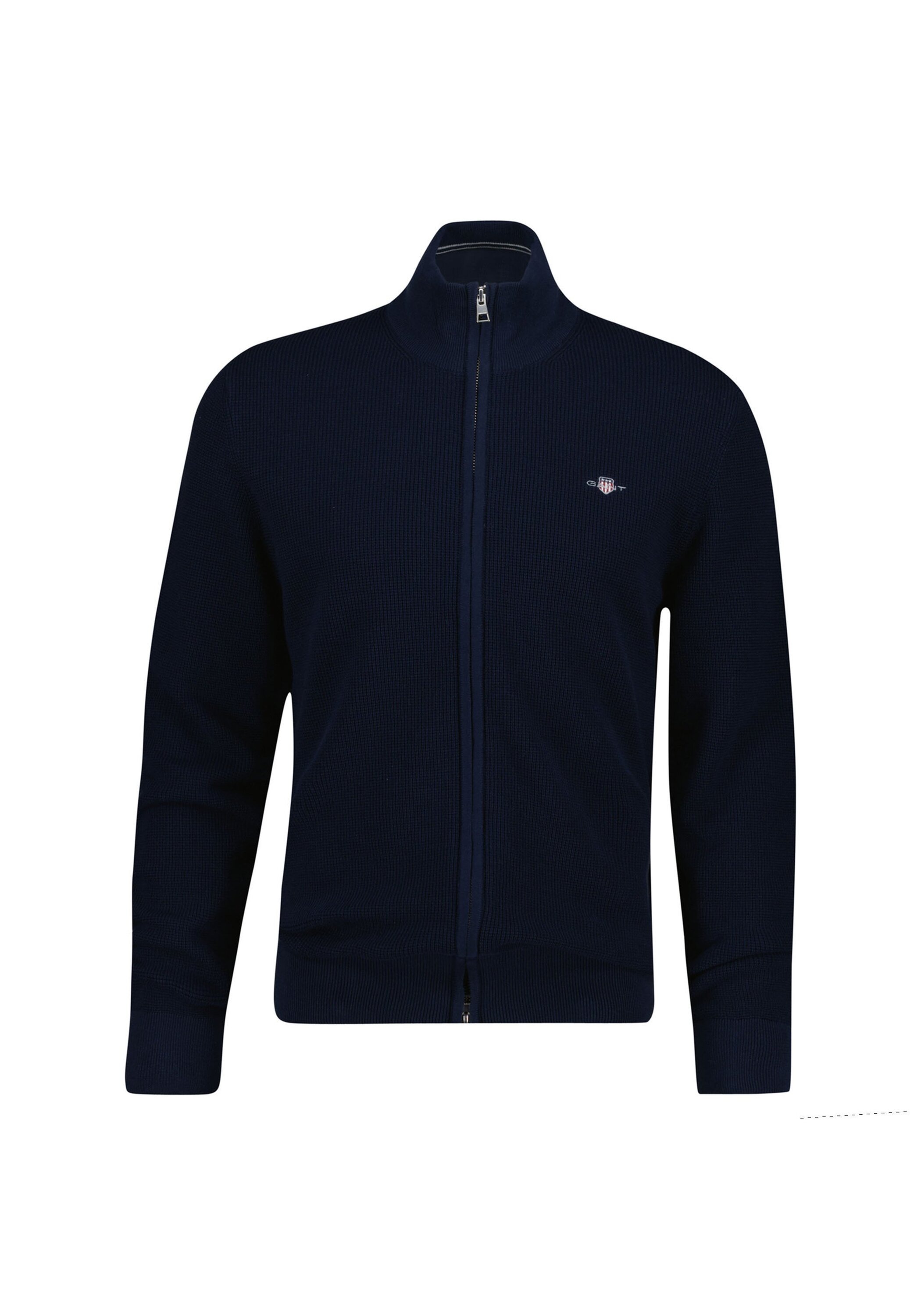 Gant Sweatshirt »Strickjacke MICRO TEXTURED COTTON ZIP CARDIGAN 1er Pack«, 1 tlg.

