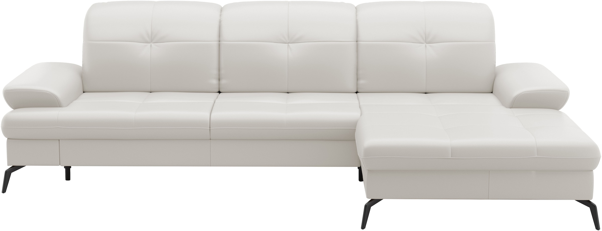 sit&more Ecksofa »Amica, L-Form, inkl. Sitztiefenverstellung & Armteilverstellung«, wahlweise mit Bettfunktion, Bettkasten und Kopfteilverstellung