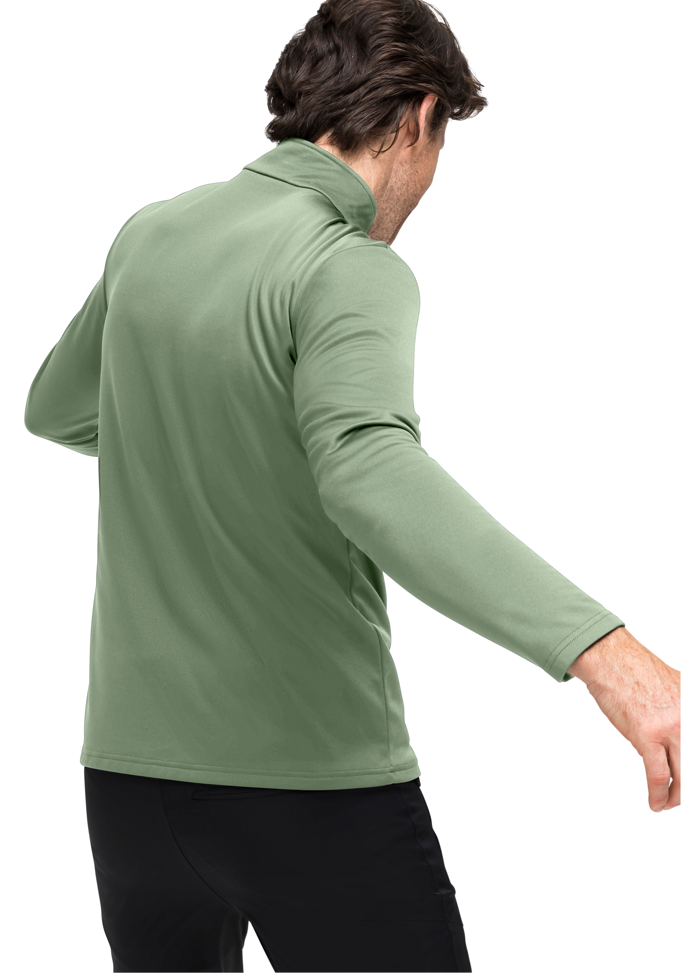 Maier Sports Fleecepullover »Felix«, Herren Fleece, funktioneller Midlayer, Half-Zip, Regular Fit

