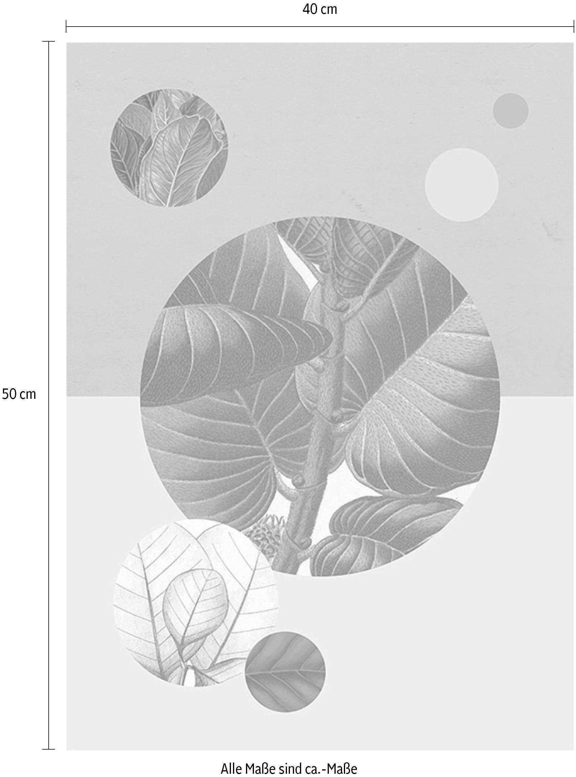 Komar Poster »Green Structure«, Kinderzimmer, OTTO Pflanzen-Blätter, (1 bei St.), online Wohnzimmer Schlafzimmer