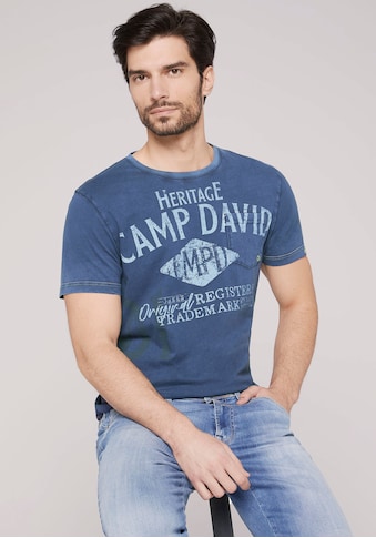 CAMP DAVID T-Shirt, mit Knopfleiste kaufen