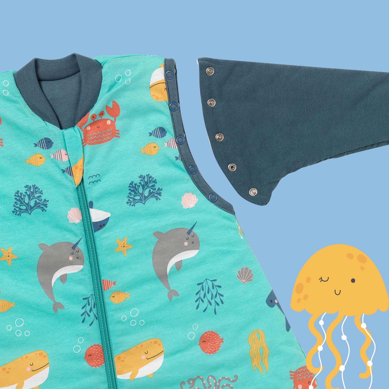 Schlummersack Babyschlafsack »Schlafsack ohne Füßen 2.5 Tog«