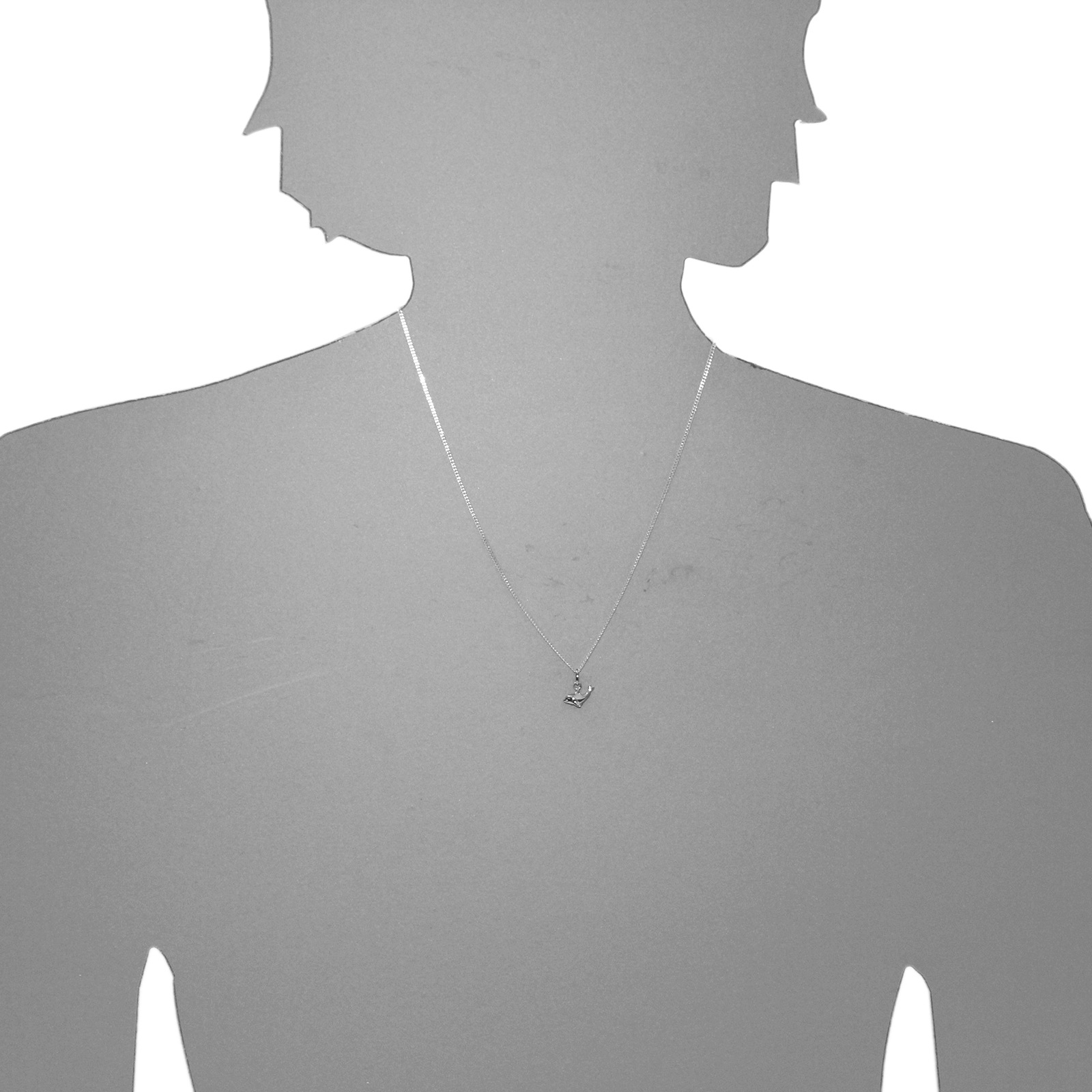 OSTSEE-SCHMUCK Kettenanhänger »- Delfin - Silber 925/000 -,«