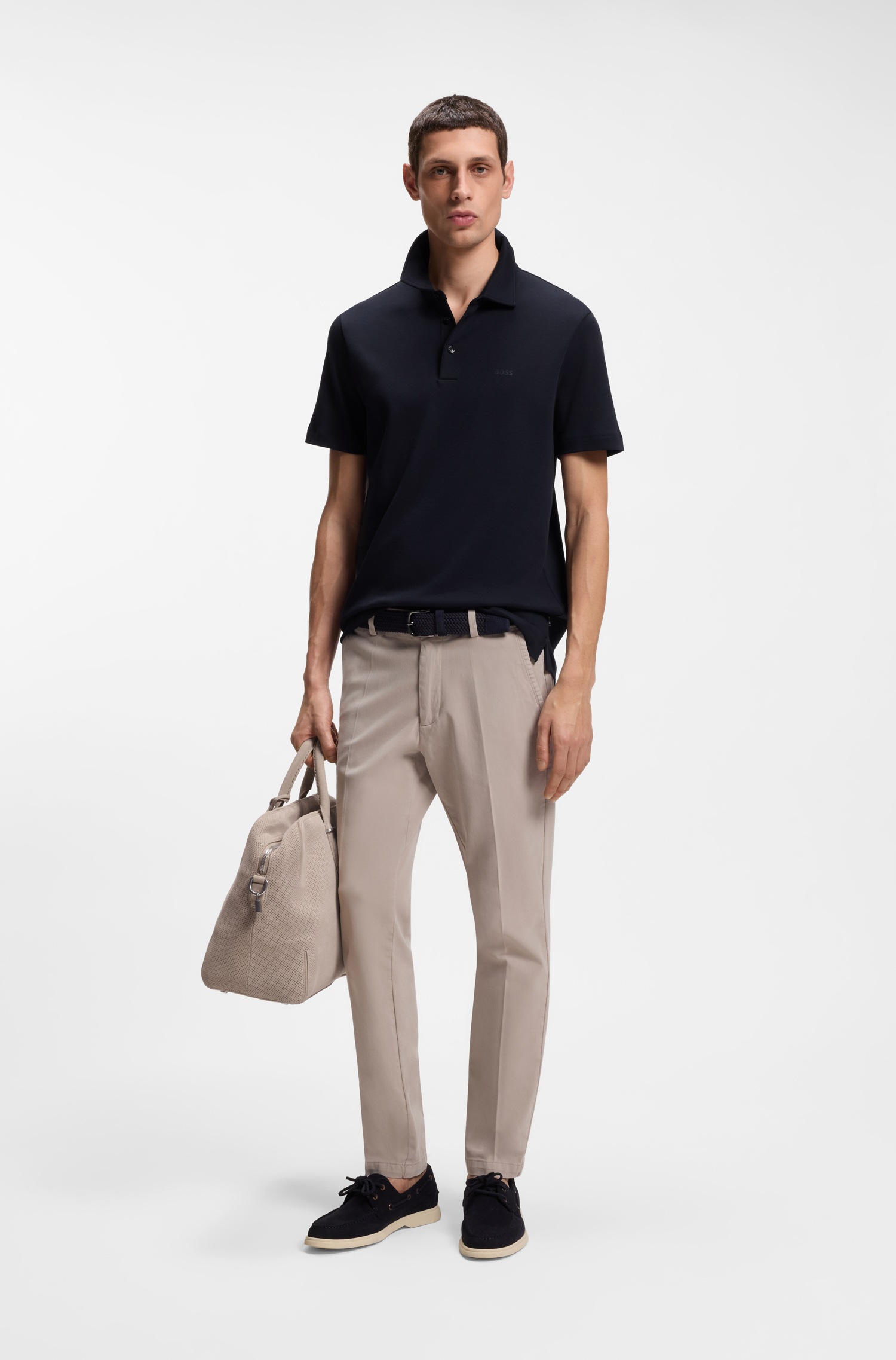 BOSS Poloshirt »Palosh« mit tonalem Logo, slim fit