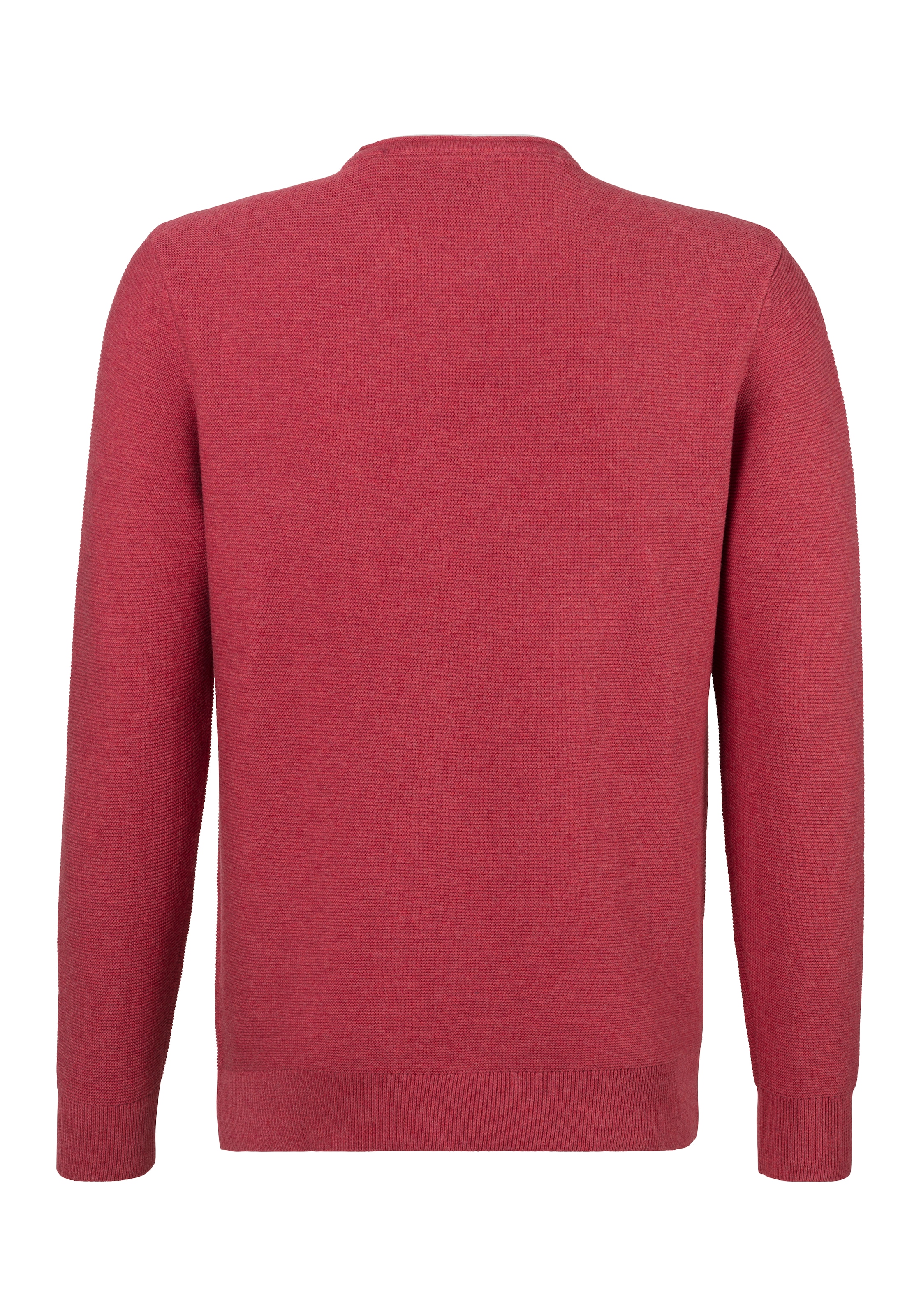 AUTHENTIC LE JOGGER Strickpullover, mit Double-Layer Optik, Rundhalspullover aus reiner Baumwolle