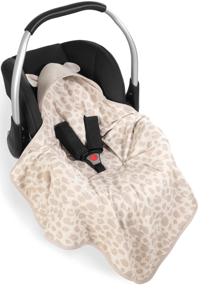 Hauck Babydecke »Baby Einschlagdecke, Snuggle N Dream leo natural«, mit Kapuze