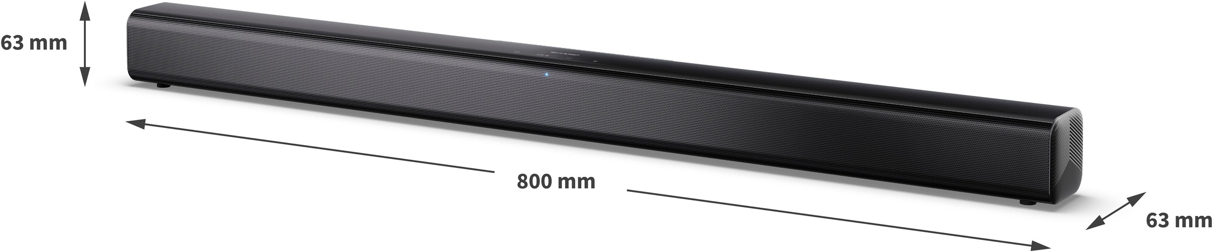 Sharp Soundbar »HT-SB145« Stereo (Bluetooth Lautstärkeregelung | Pairing | USB-Wiedergabe 150 W)