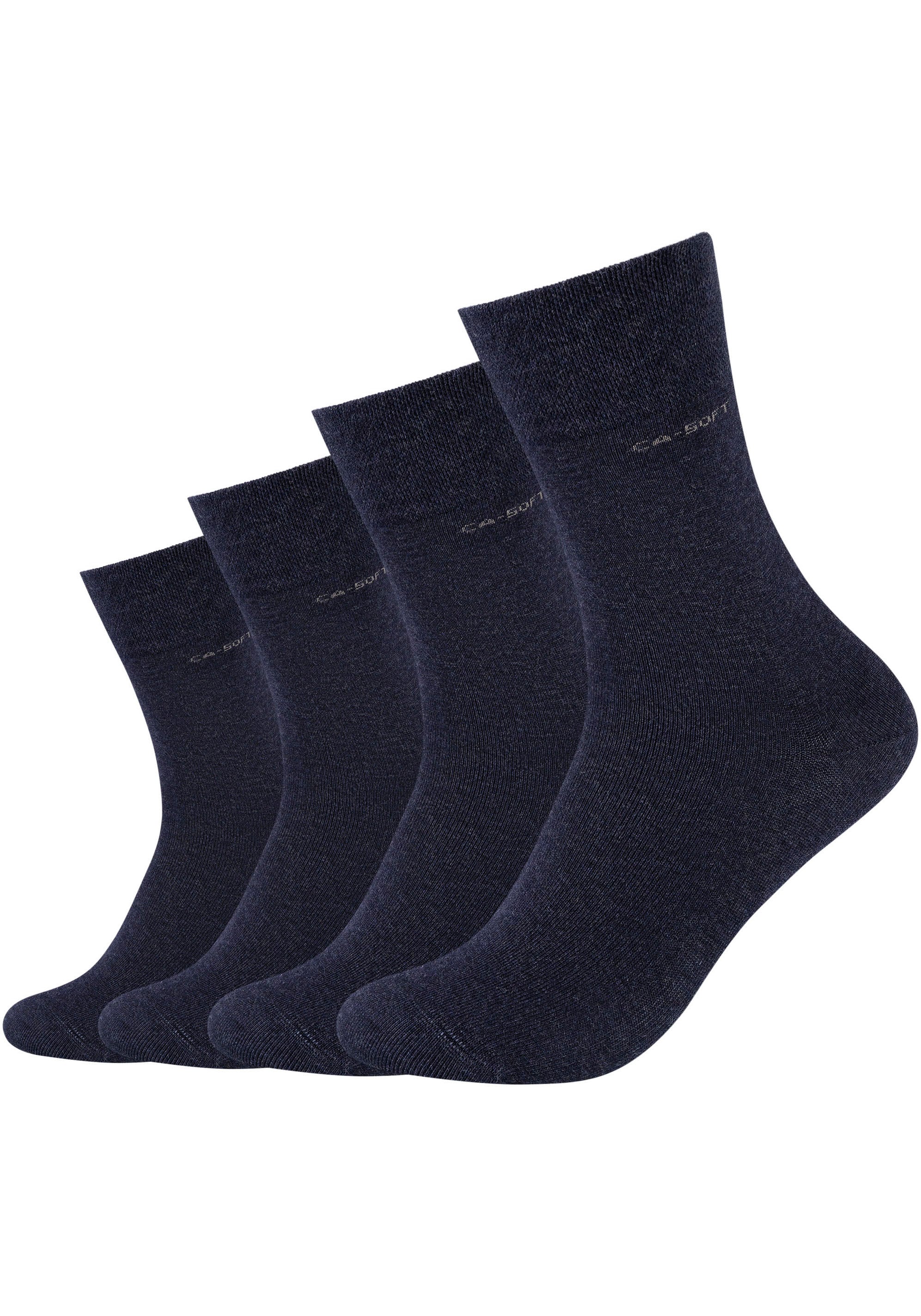 Camano Socken, (Packung, 4 Paar), Mit verstärktem Fersen- und Zehenbereich  im OTTO Online Shop