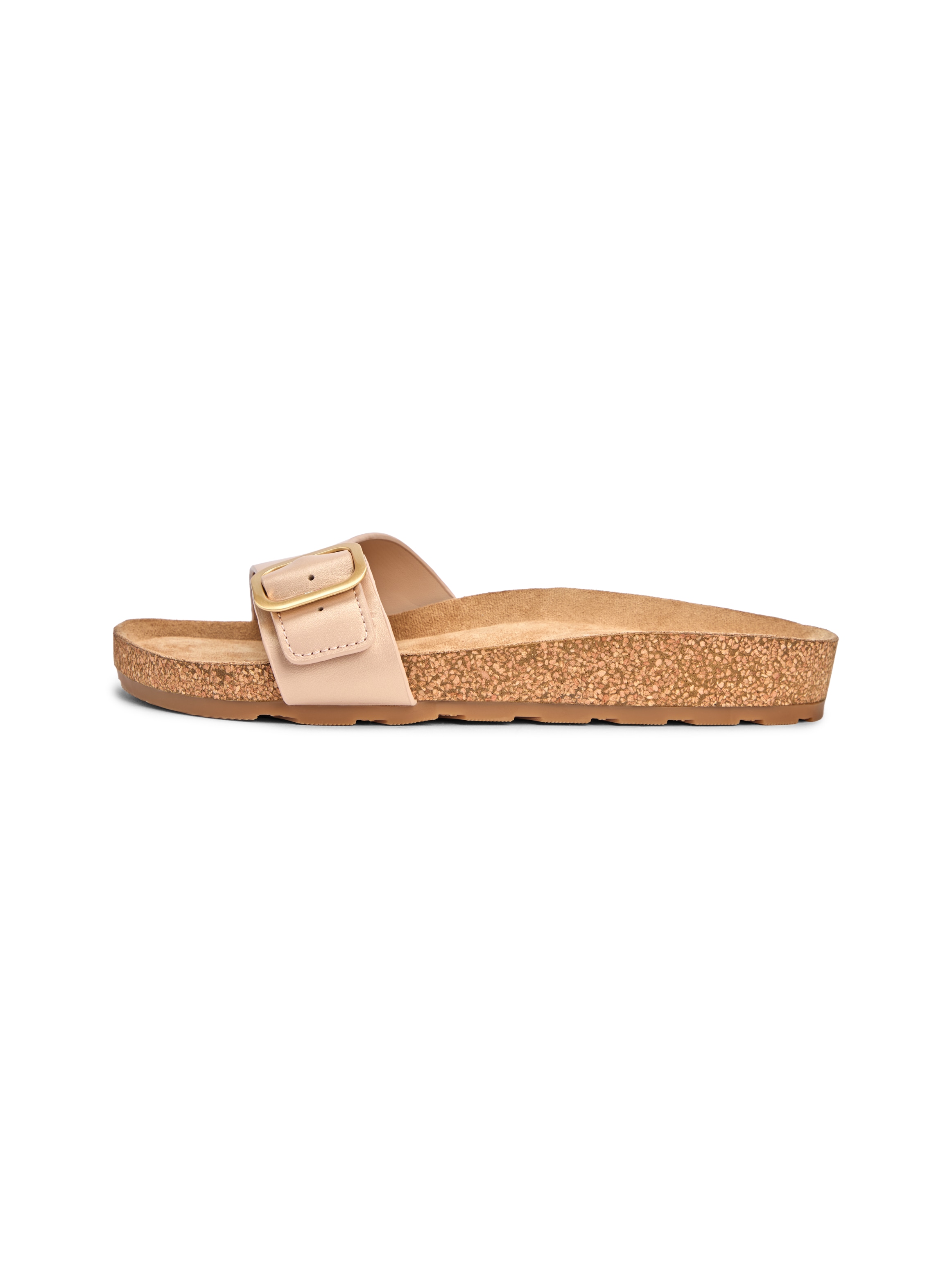 Tommy Hilfiger Pantolette »TH CLASSIC CORK SANDAL PEARL LTH«  Strandschuh, Pool Slides, Flat mit Logoemblem