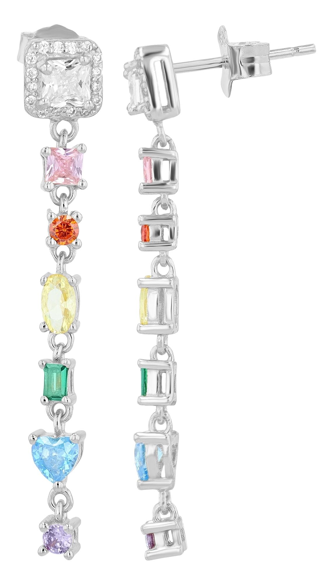 Adelia´s Paar Ohrstecker »Damen Ohrringe ¿ Ohrstecker aus 925 Silber mit Zirkonia«