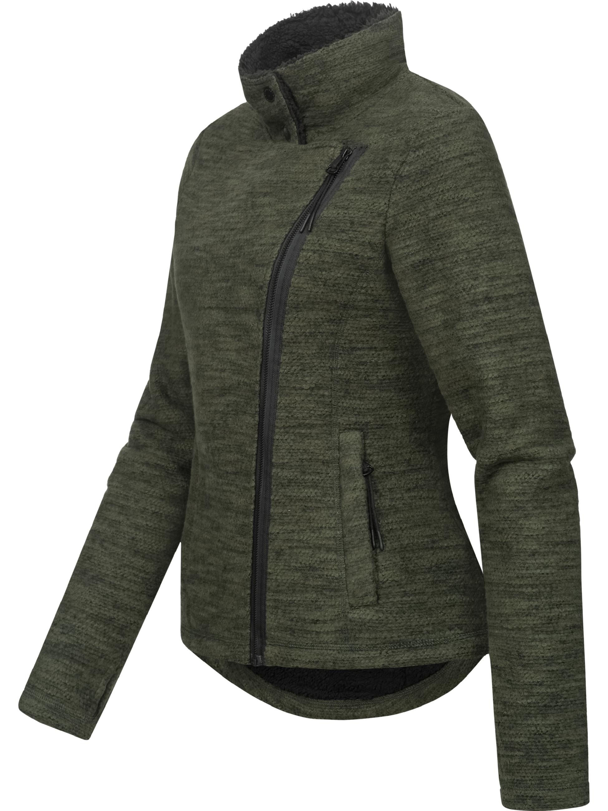 Ragwear Strickfleecejacke »Strickfleecejacke Saskie Melange«
