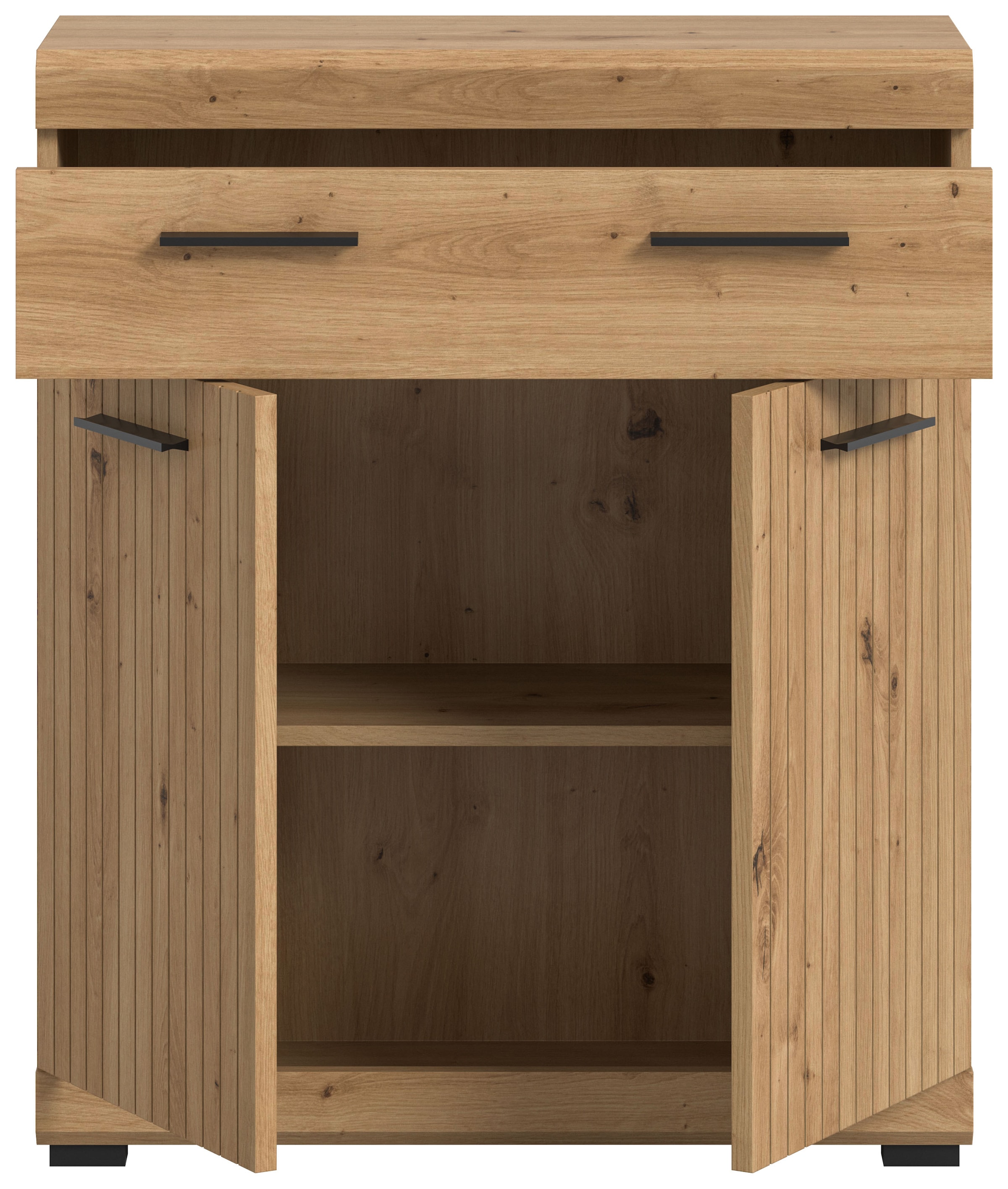 welltime Unterschrank »SIENA, Breite 74cm, 2 Tür, 1 Schubkasten, 2 Fächer, MDF-Front« TOPSELLER!,  in verschiedenen Farben erhältlich, Badmöbel, Badschrank, Kommode, Bad