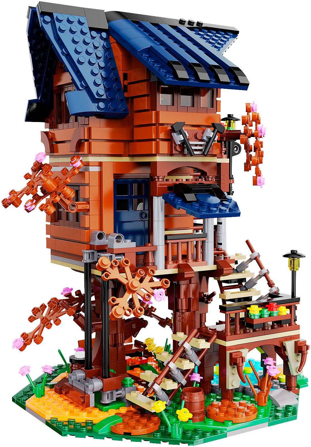 Jamara Konstruktions-Spielset »CaDA, Bricks, Baumhaus 4 Jahreszeiten (402866)« mit LED Licht