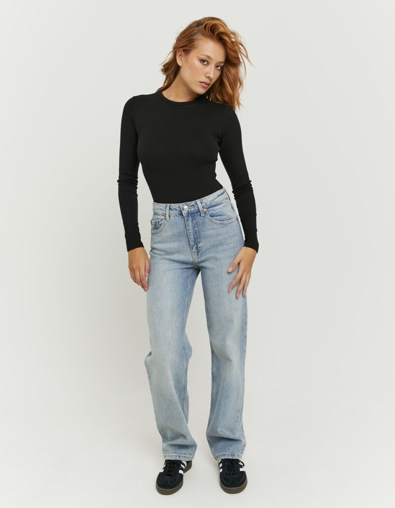 Tally Weijl High-waist-Jeans »SPADEPEPPER« Baumwollmischung, High-Waist mit geradem Beinverlauf