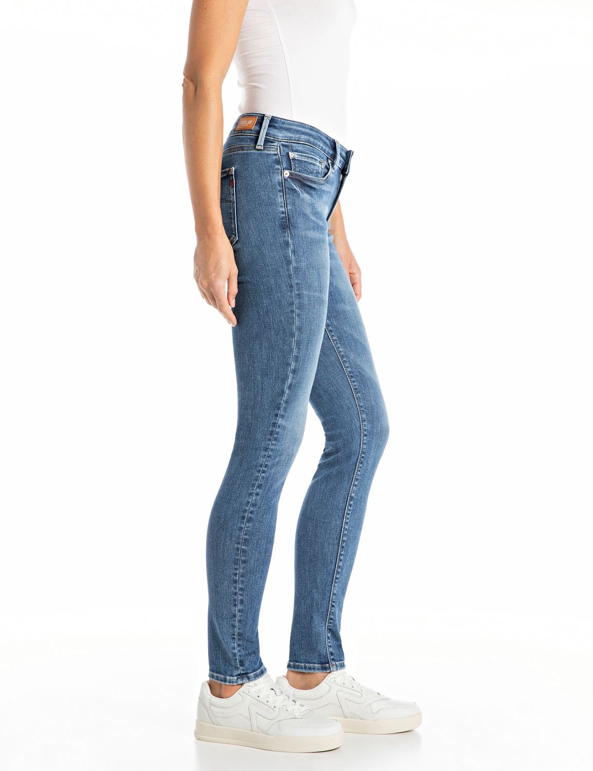 Replay 5-Pocket-Jeans »NEW LUZ Skinny Fit«, in Ankle-Länge