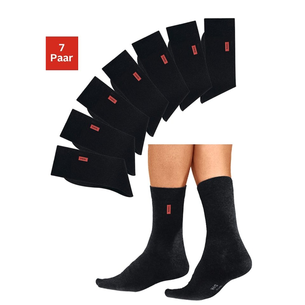 H.I.S Basicsocken, (7 Paar)