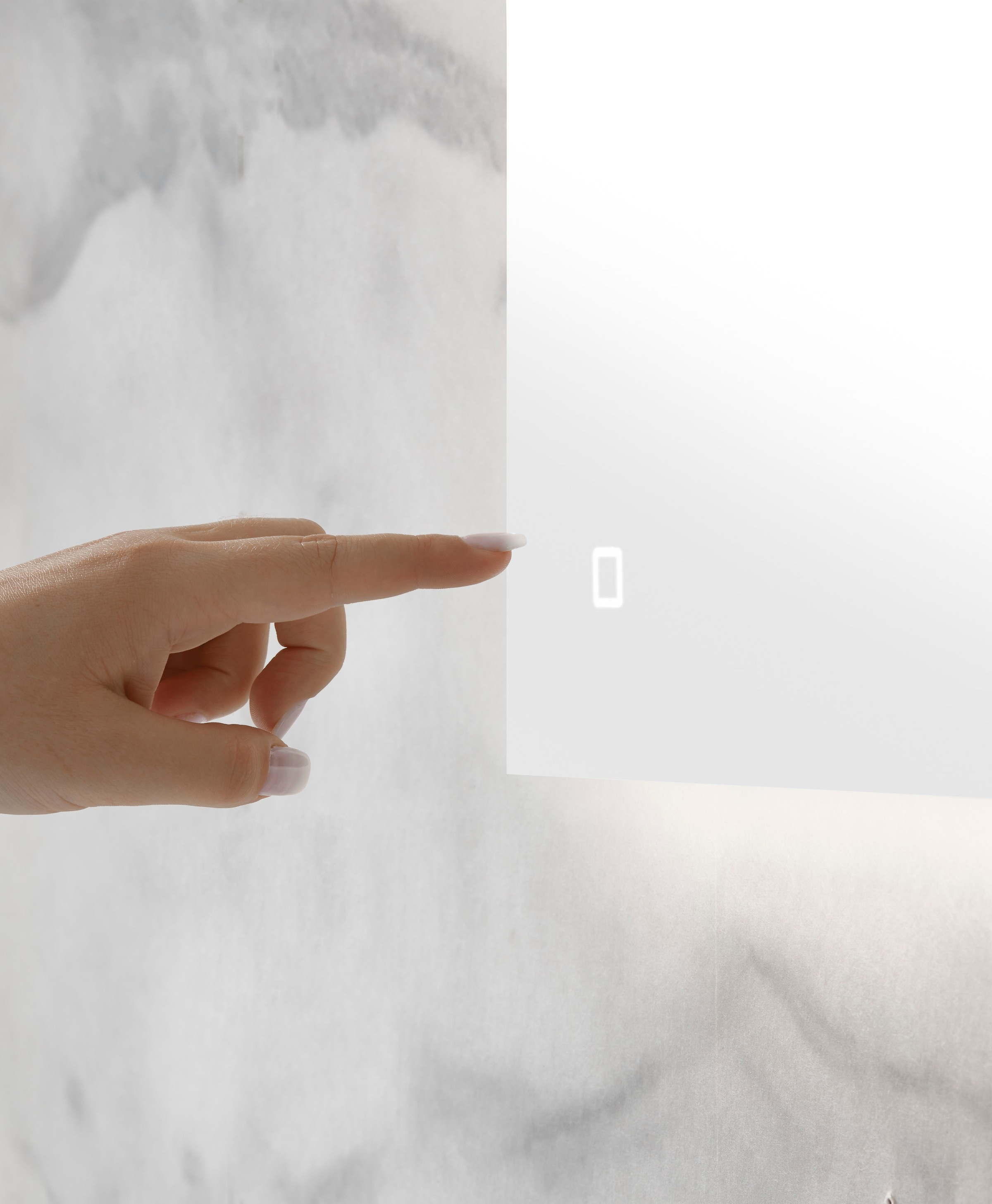 PLACES OF STYLE Badmöbel-Set »Studio Line, Bad im modernen Design, 2-teiliges Badezimmer« 2 Stk. tlg.