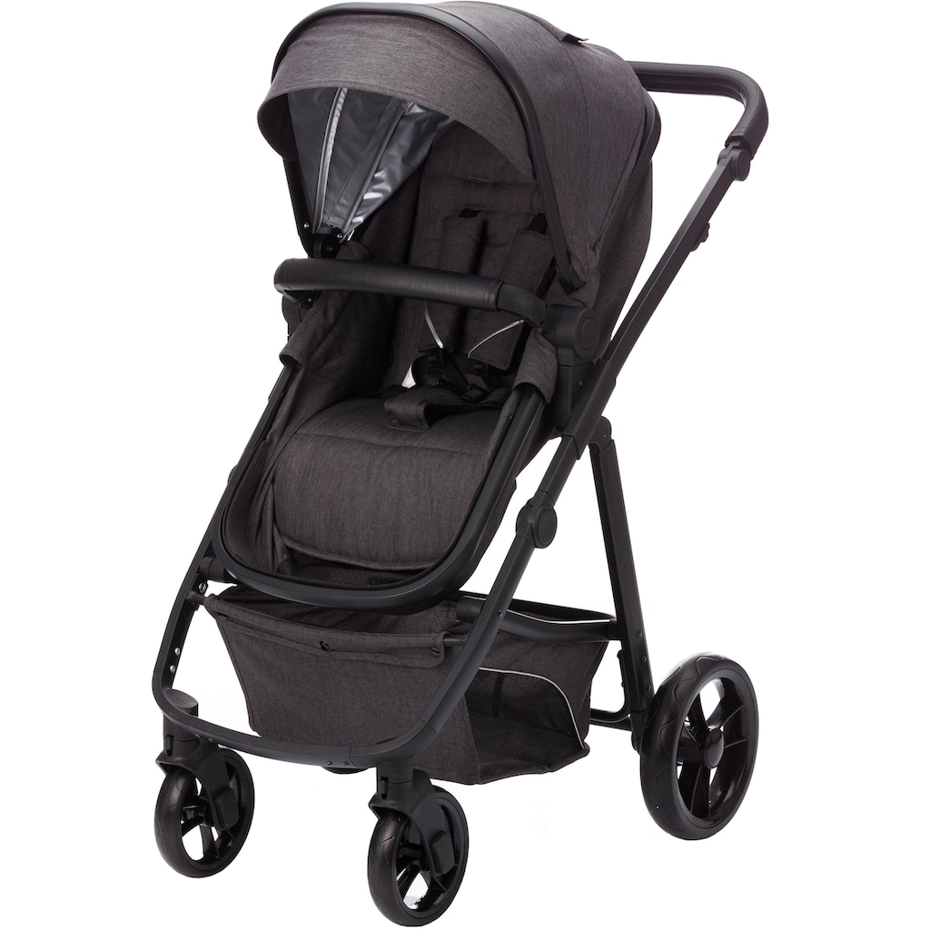 Fillikid Kombi-Kinderwagen »Panther, dunkelgrau«, 22 kg, mit Babyschale; Kinderwagen