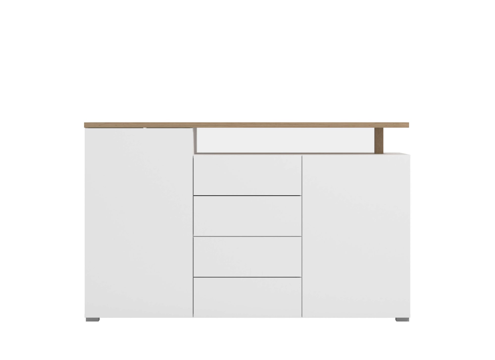 INOSIGN Sideboard »Aterno Kommode, Anrichte«, Breite 154 cm, mit Push-to-Open Funktion