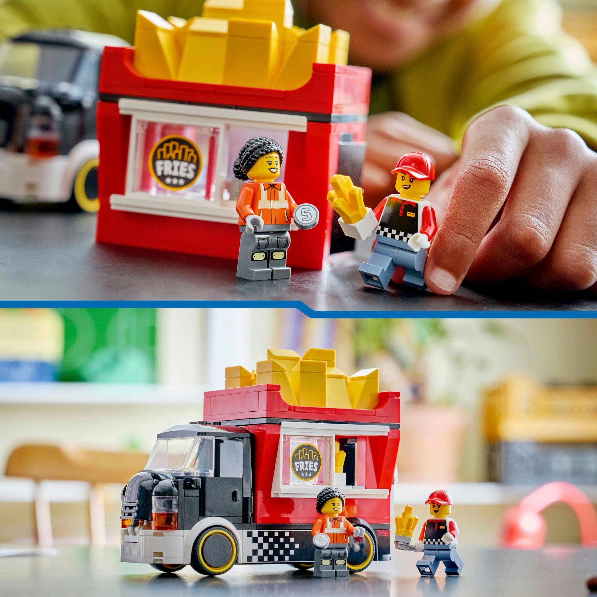 LEGO® Konstruktionsspielsteine »Pommes-Truck (60488), LEGO City« Made in Europe