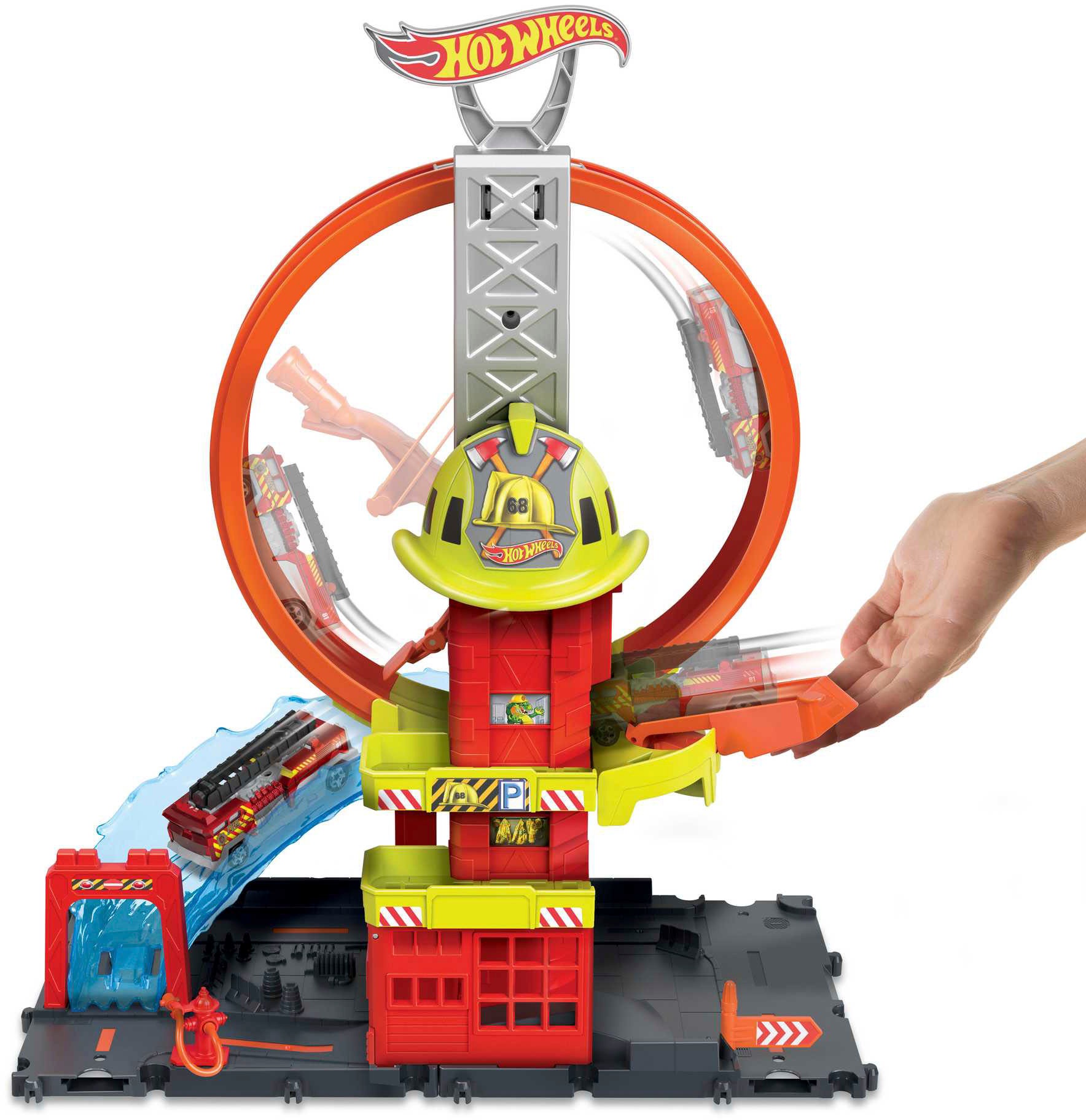 Hot Wheels Spiel-Gebäude »City Super Fire Station«
