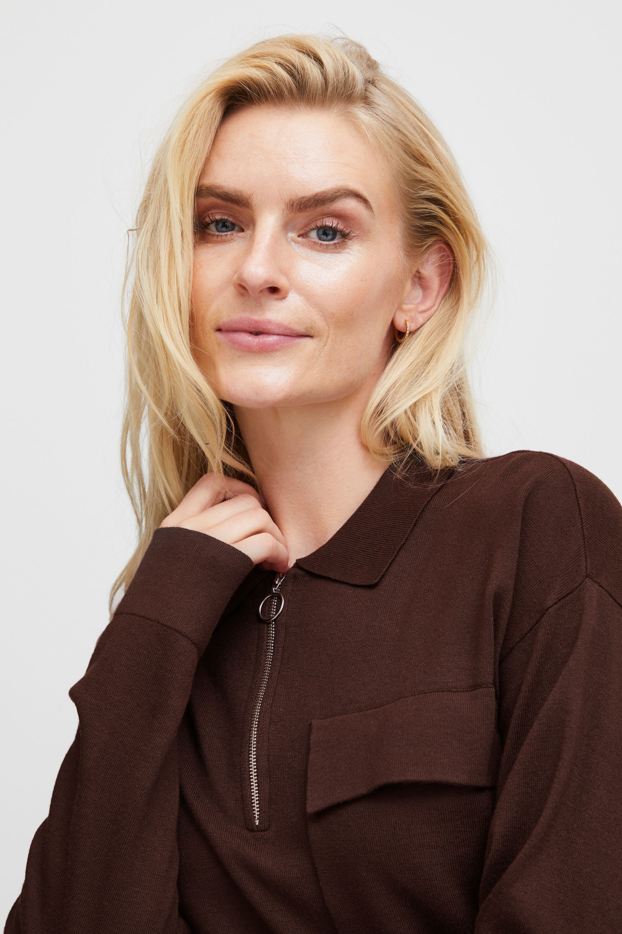 Pulz Jeans Strickfleece-Pullover »Strickpullover PZSara«