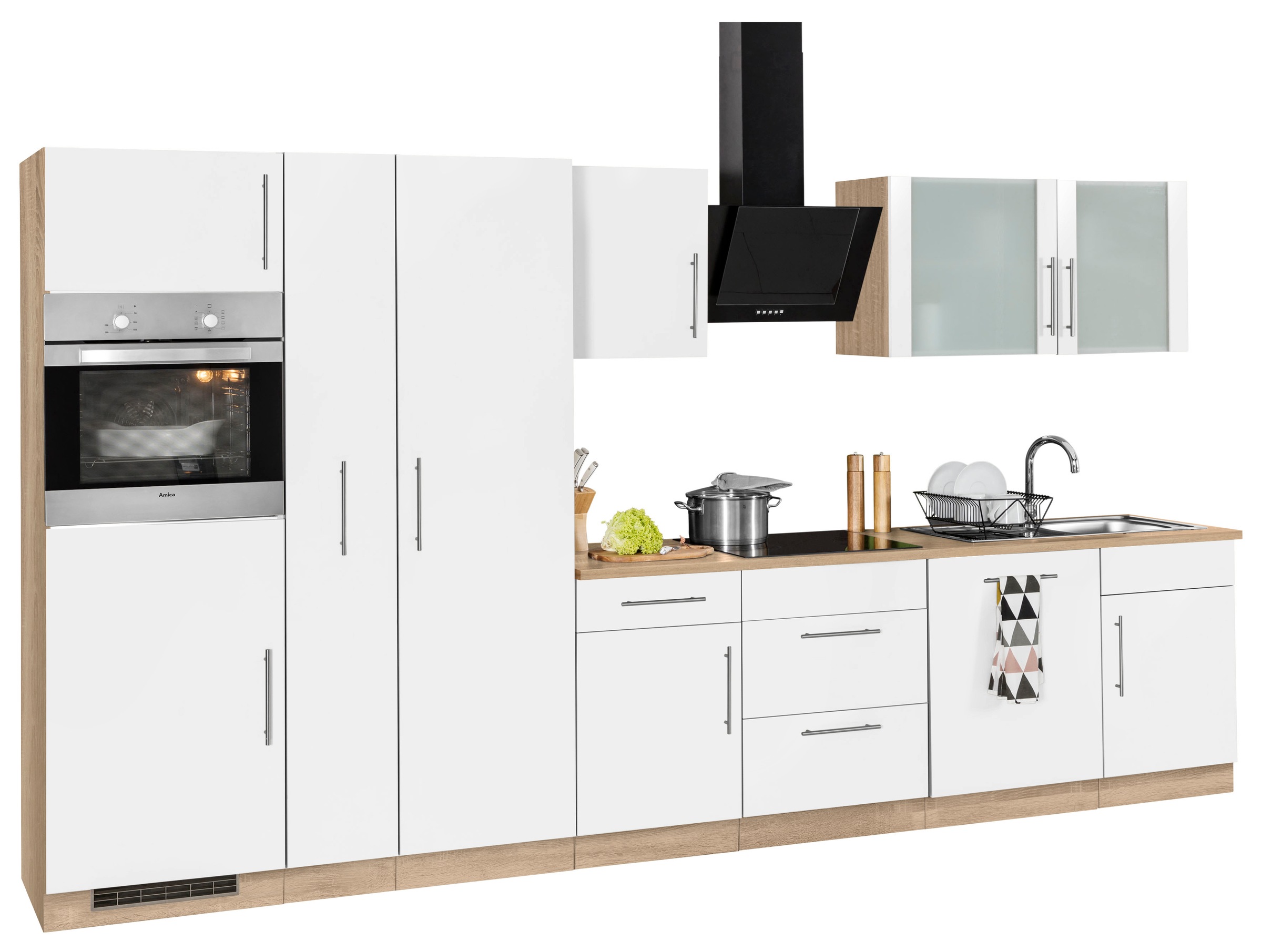 wiho Küchen Küchenzeile kaufen cm ohne im Shop OTTO »Cali«, 360 Breite E-Geräte, Online