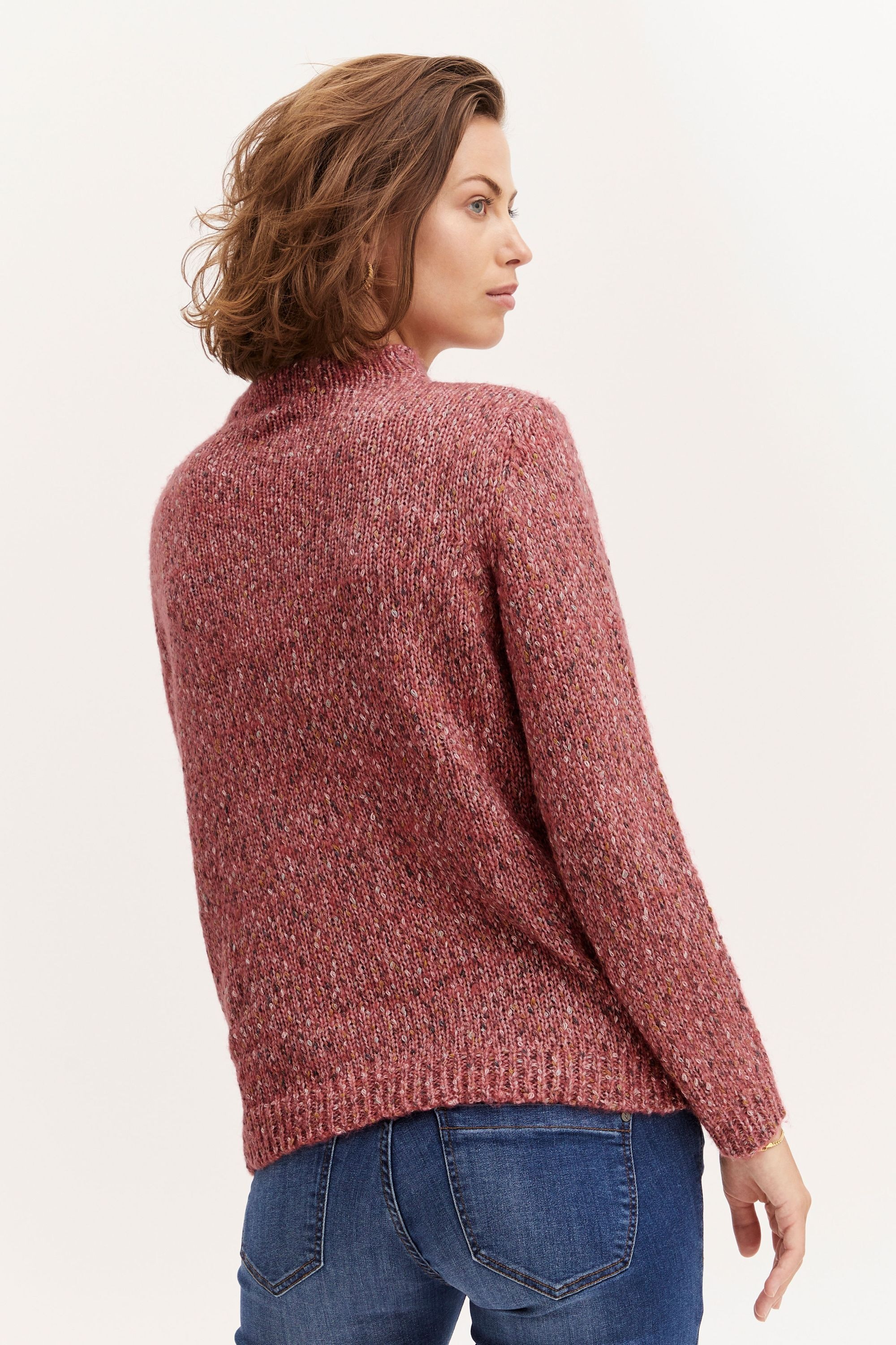 fransa Strickfleece-Pullover »Strickpullover FRSpot«
