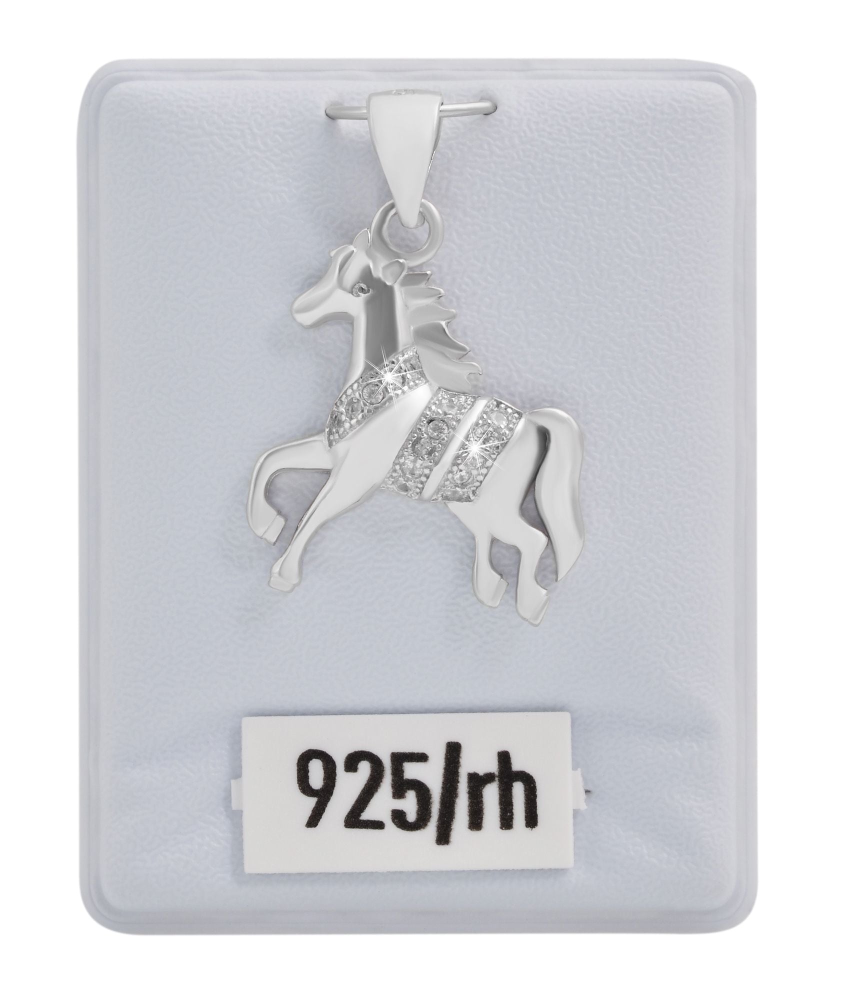 Adelia´s Kettenanhänger »Damen Anhänger ¿ Pferd Anhänger aus 925 Silber mit Zirkonia«