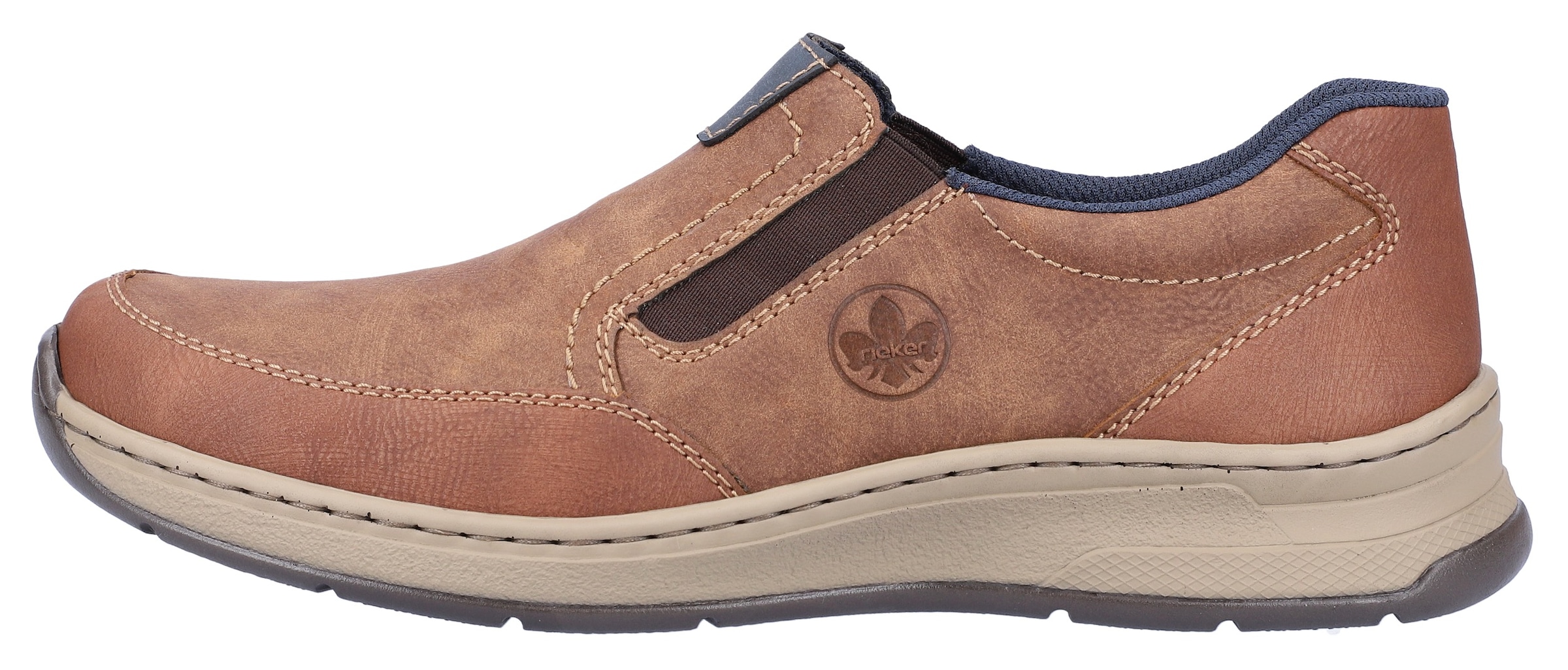 Rieker Slipper, Schlupfschuh, Halbschuh mit Stretcheinsätze